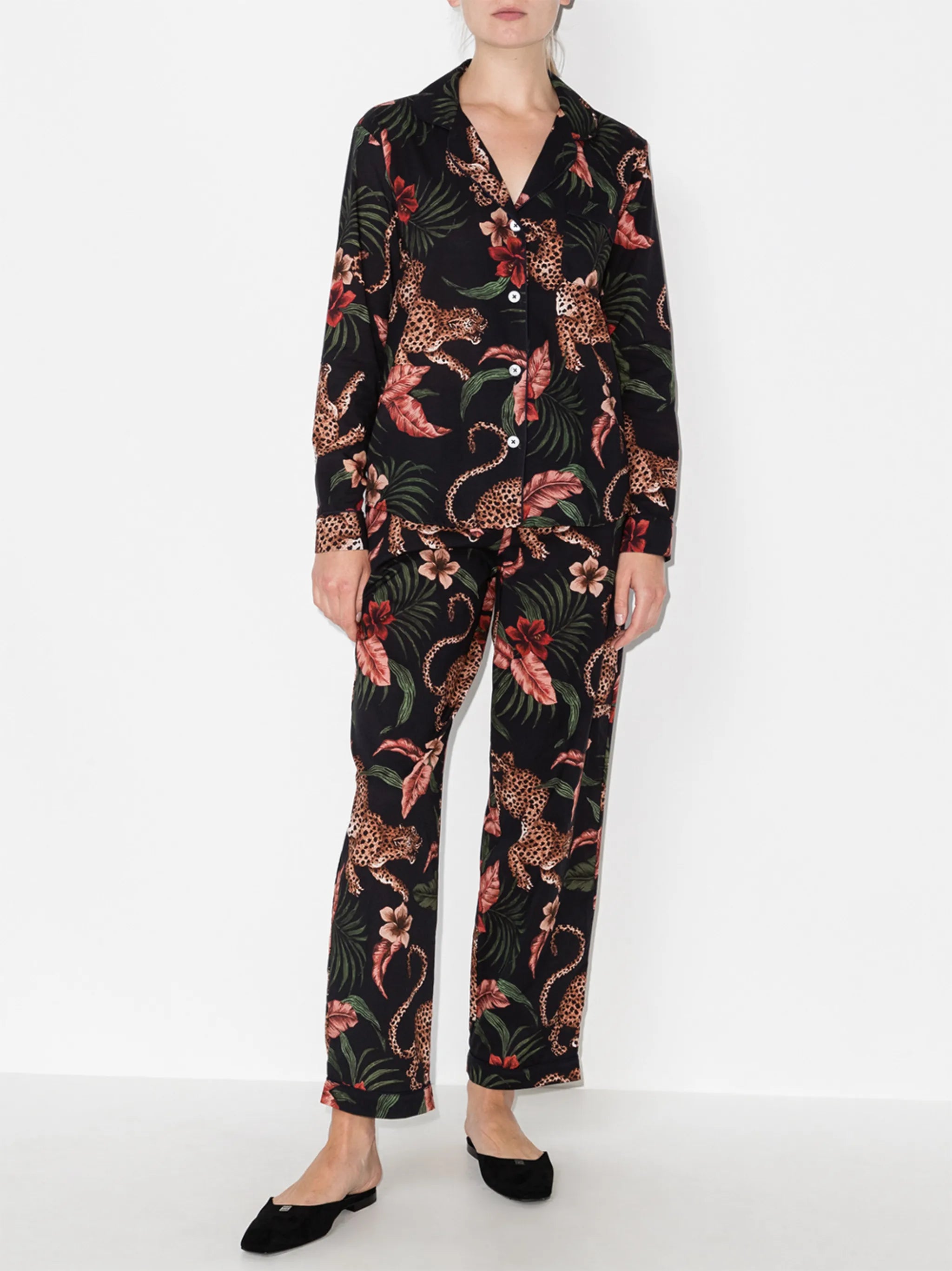 Soleia printed pyjama set