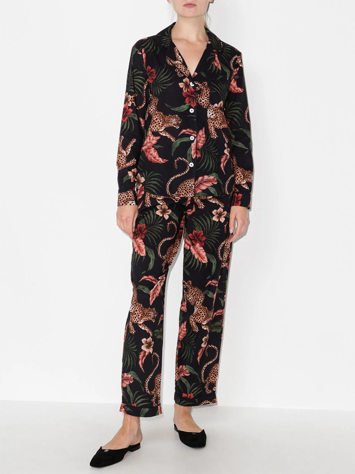 Soleia printed pyjama set