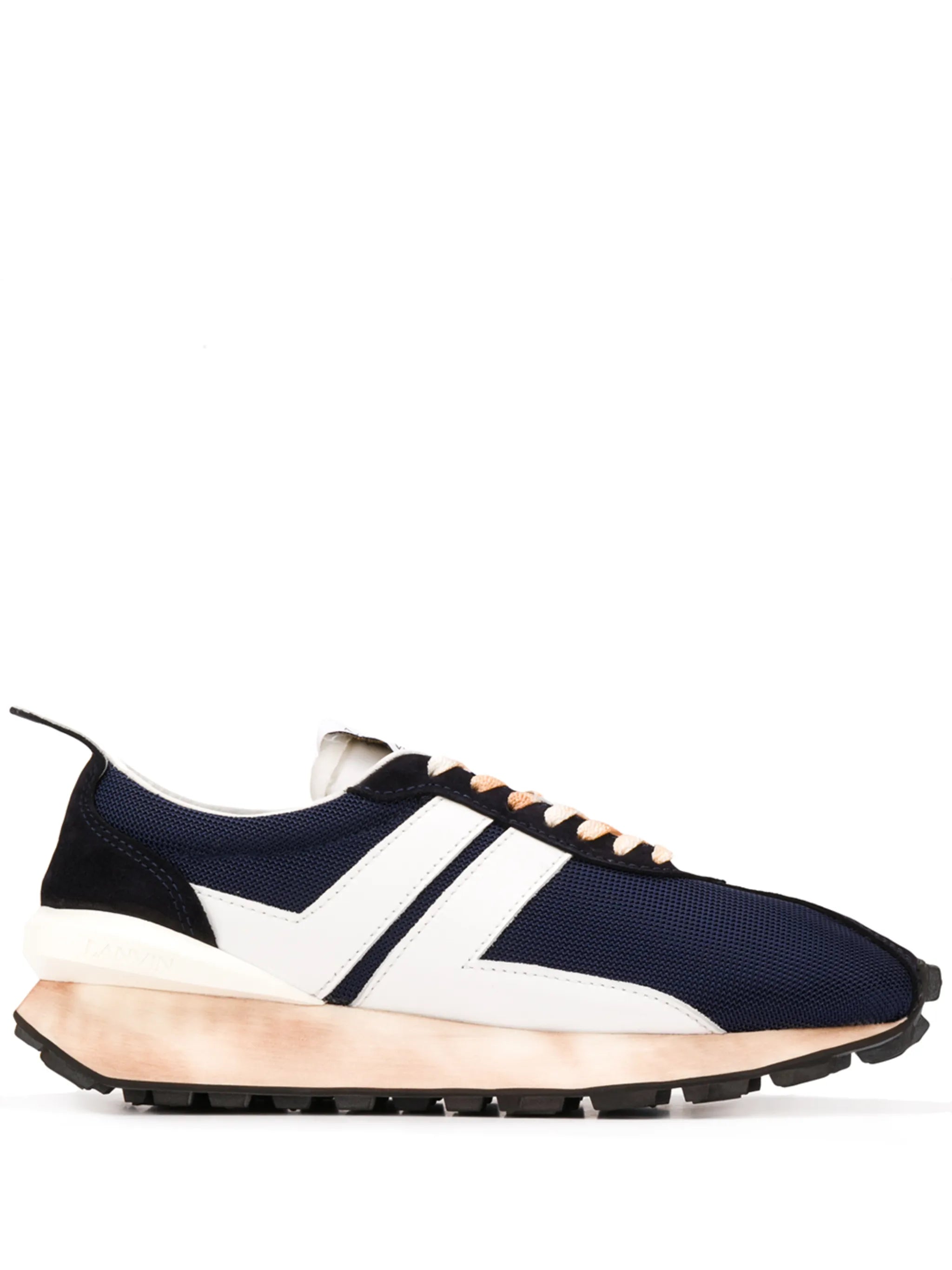 Bumper panelled sneakers