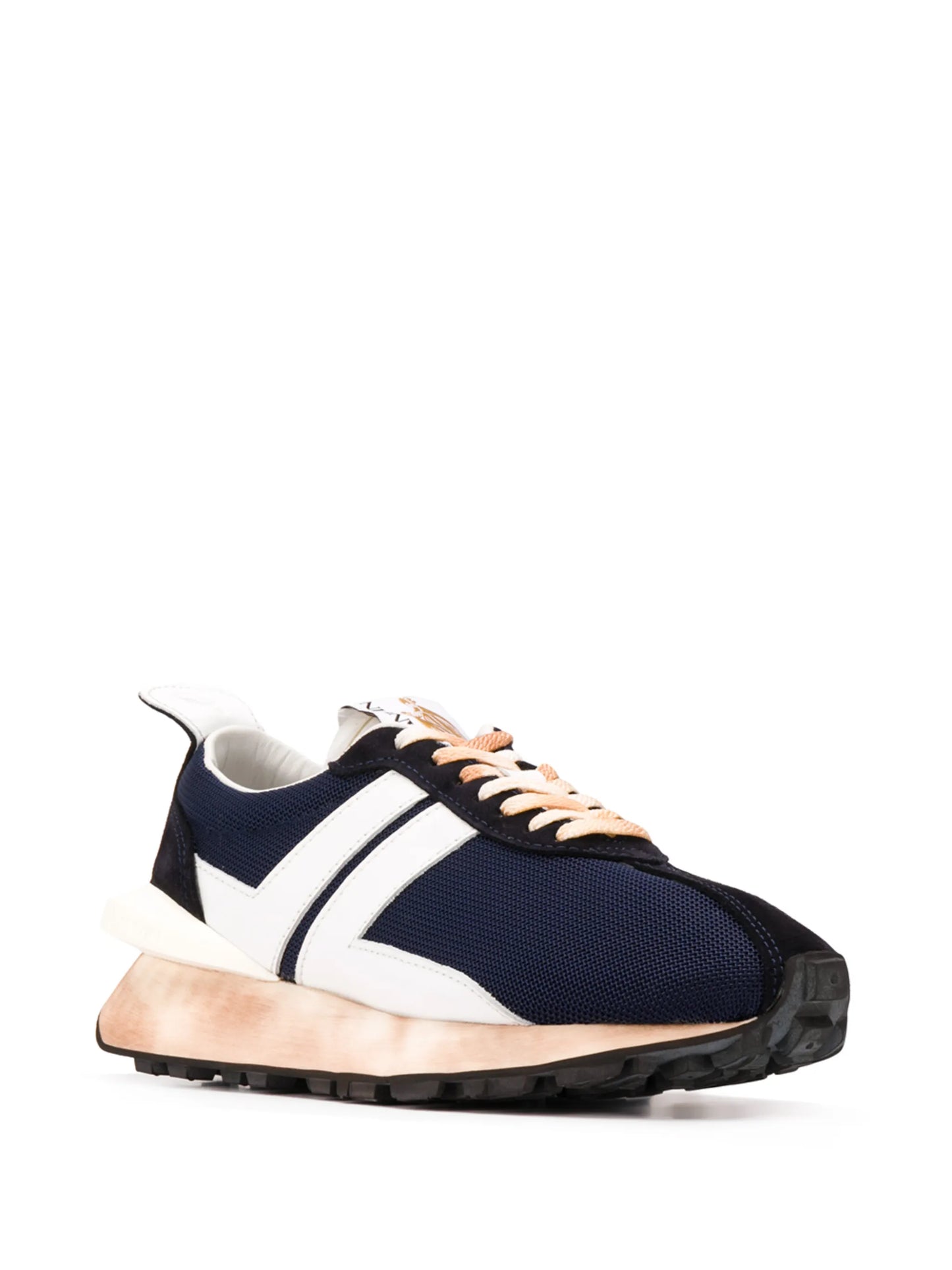 Bumper panelled sneakers