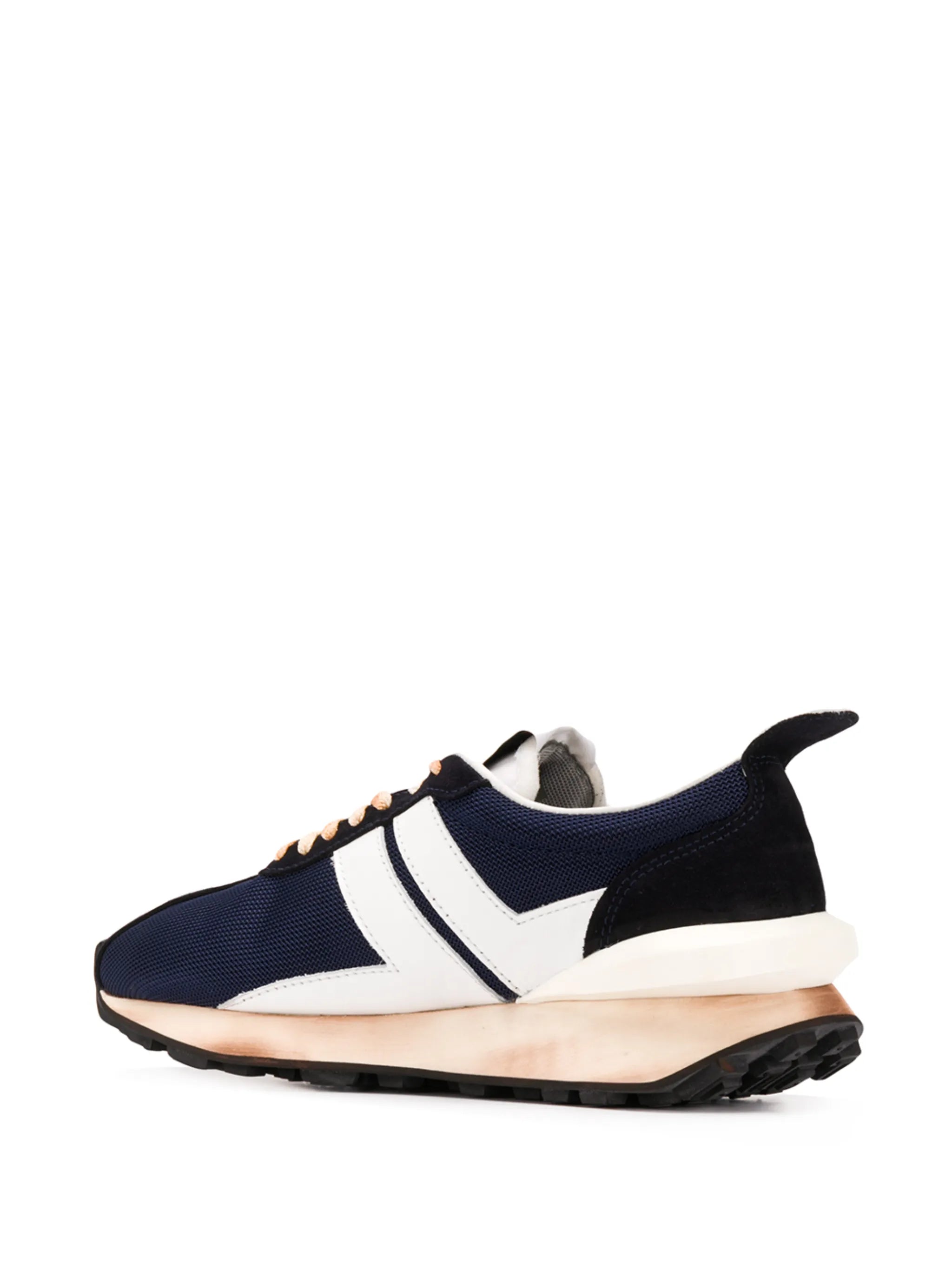 Bumper panelled sneakers