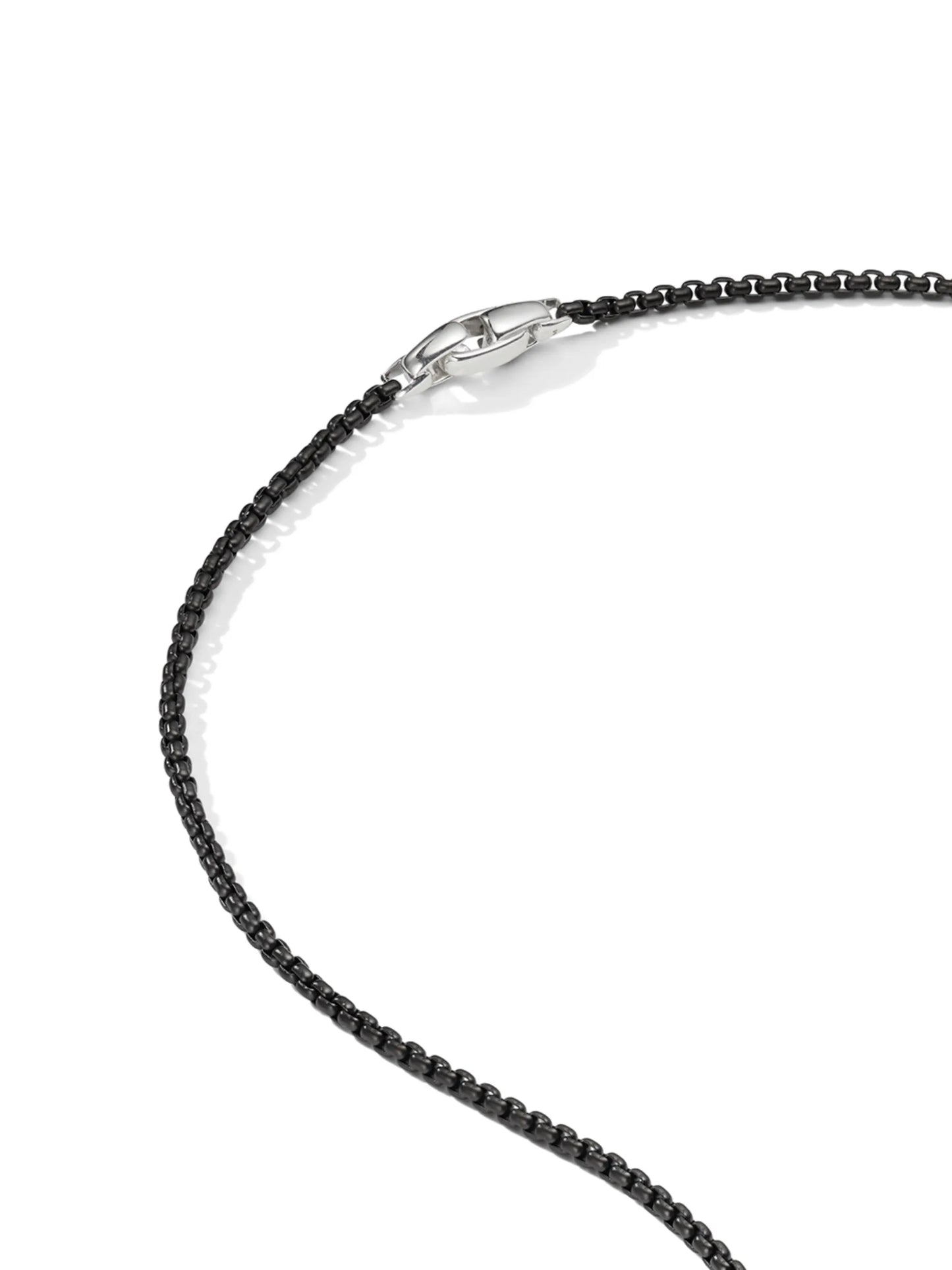 Smooth Amulet box chain necklace (2.7mm)