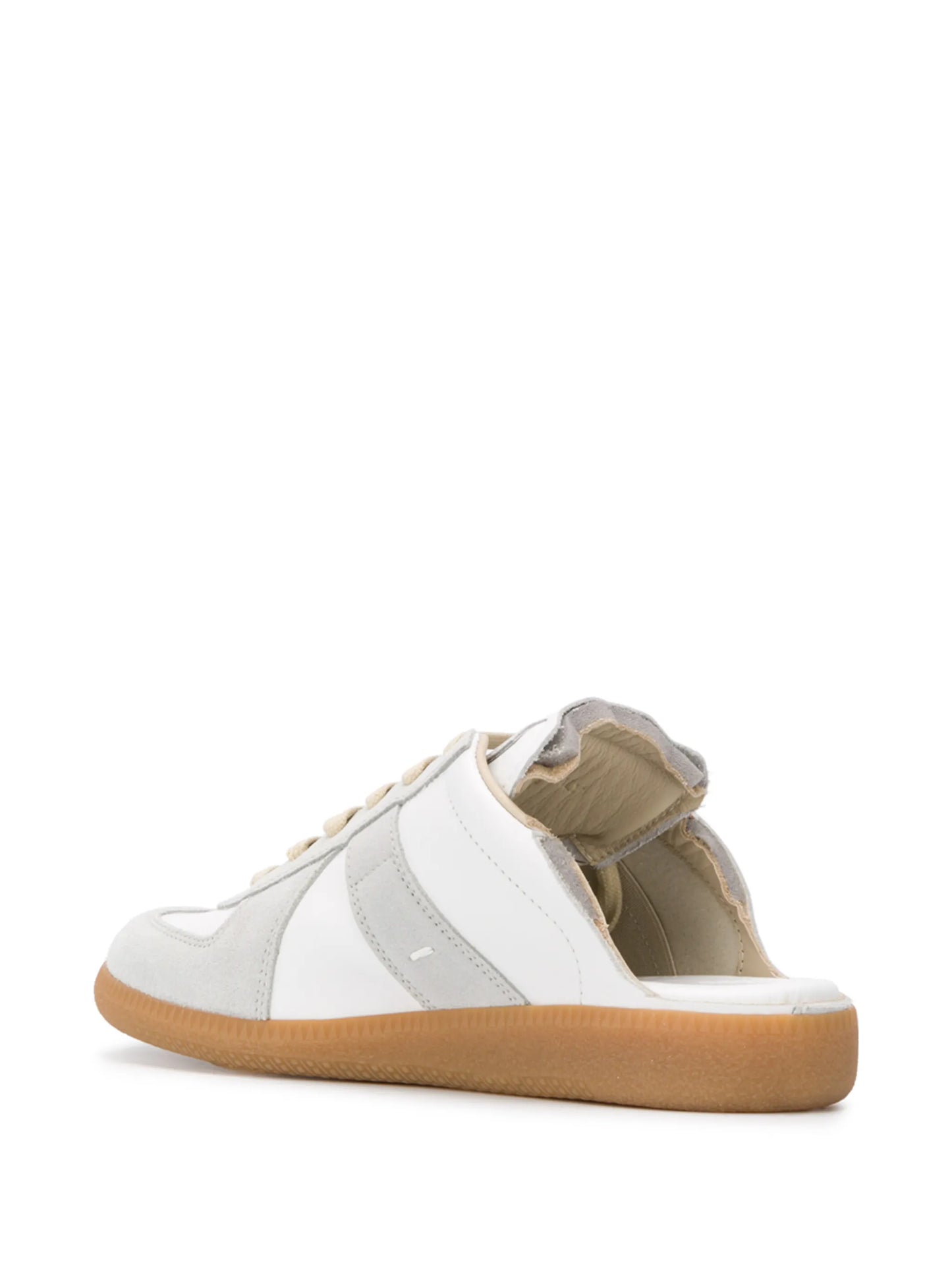 Replica leather slip-on sneakers