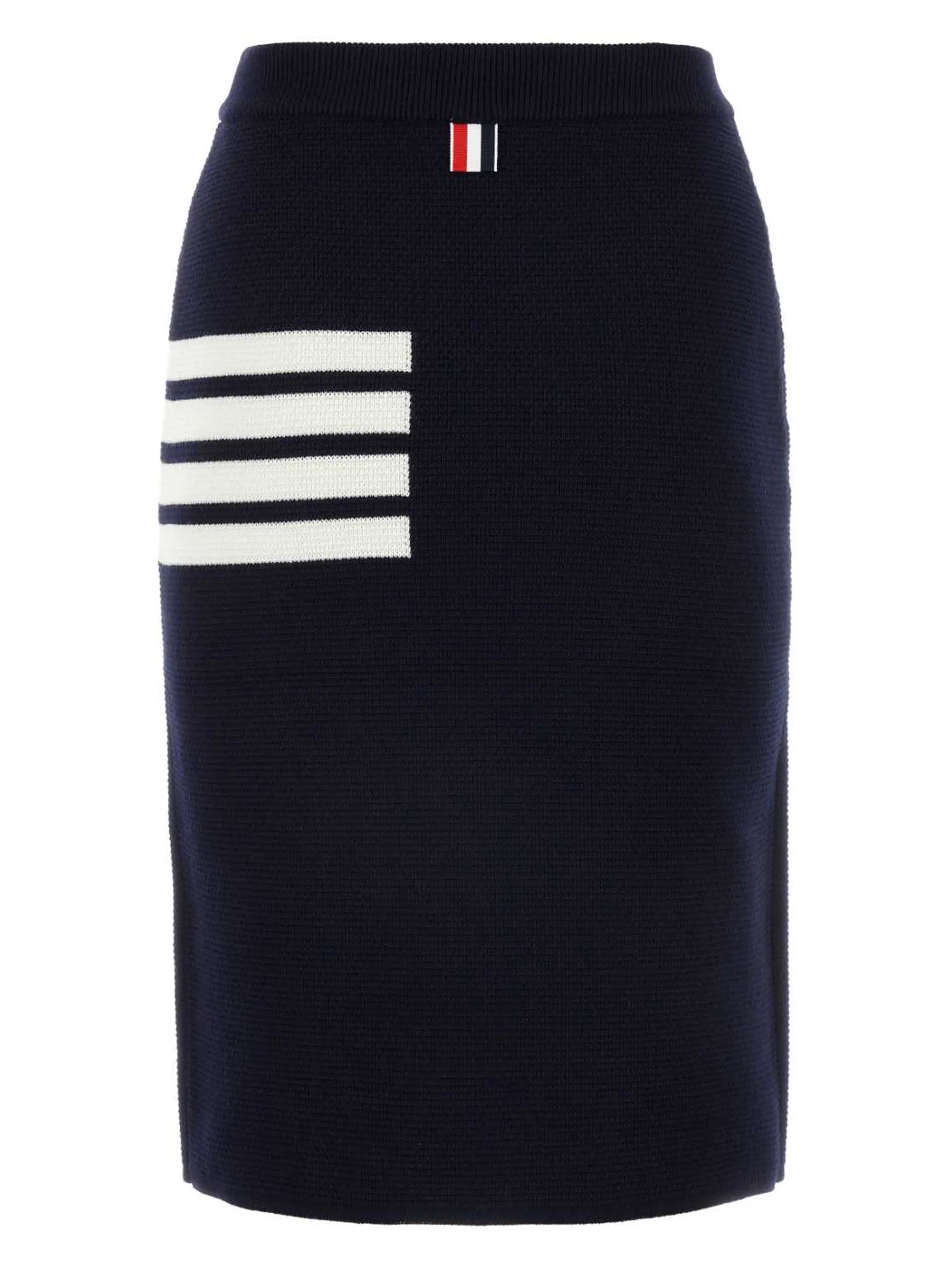 4-Bar knee-length skirt