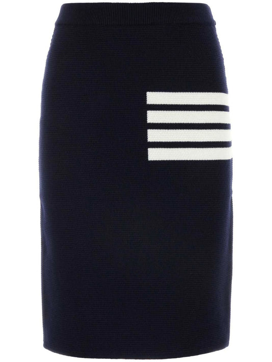 4-Bar knee-length skirt