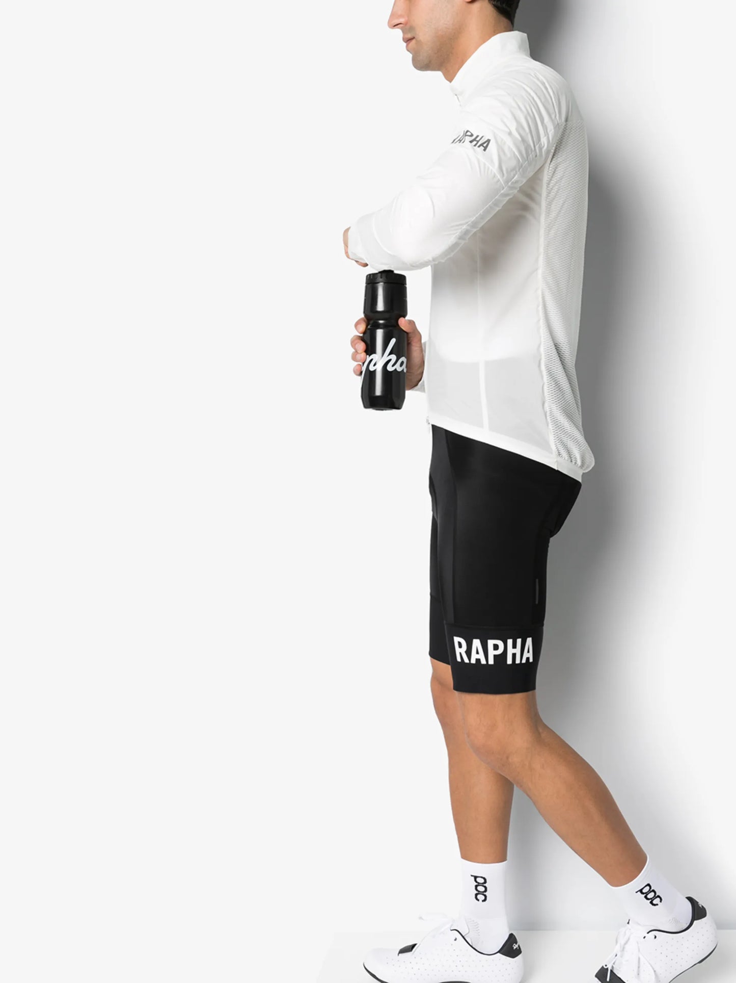 logo print high shorts