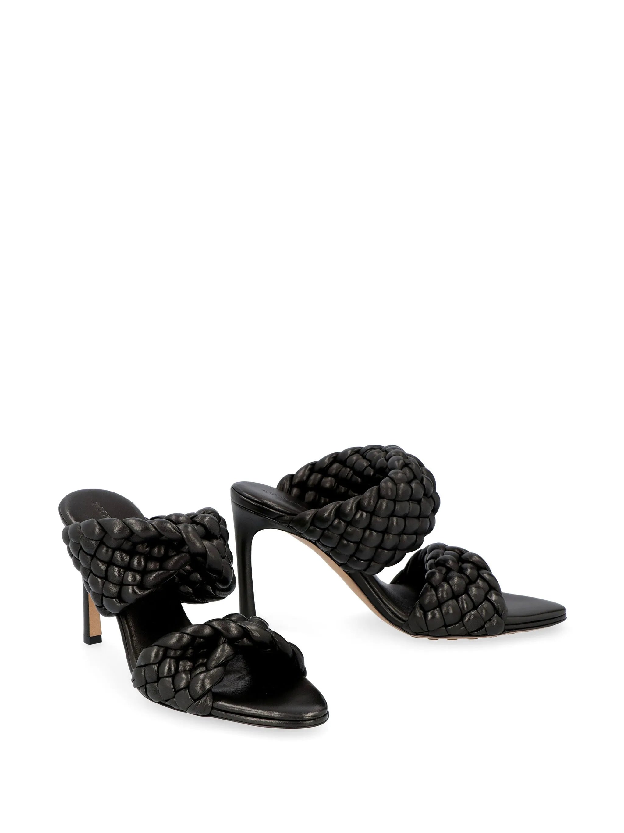 BV Curve 100mm leather sandals