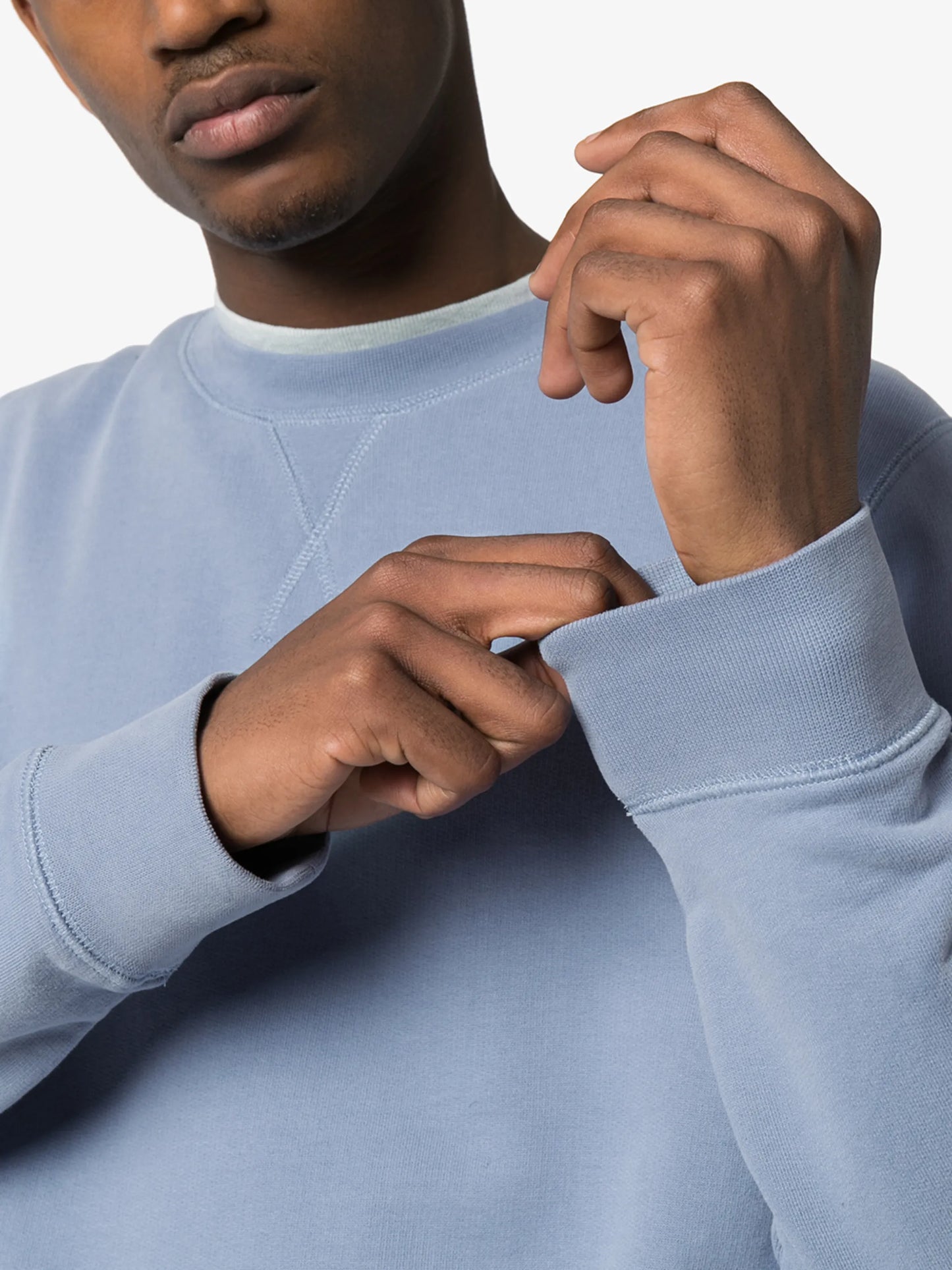 loopback long-sleeve sweatshirt