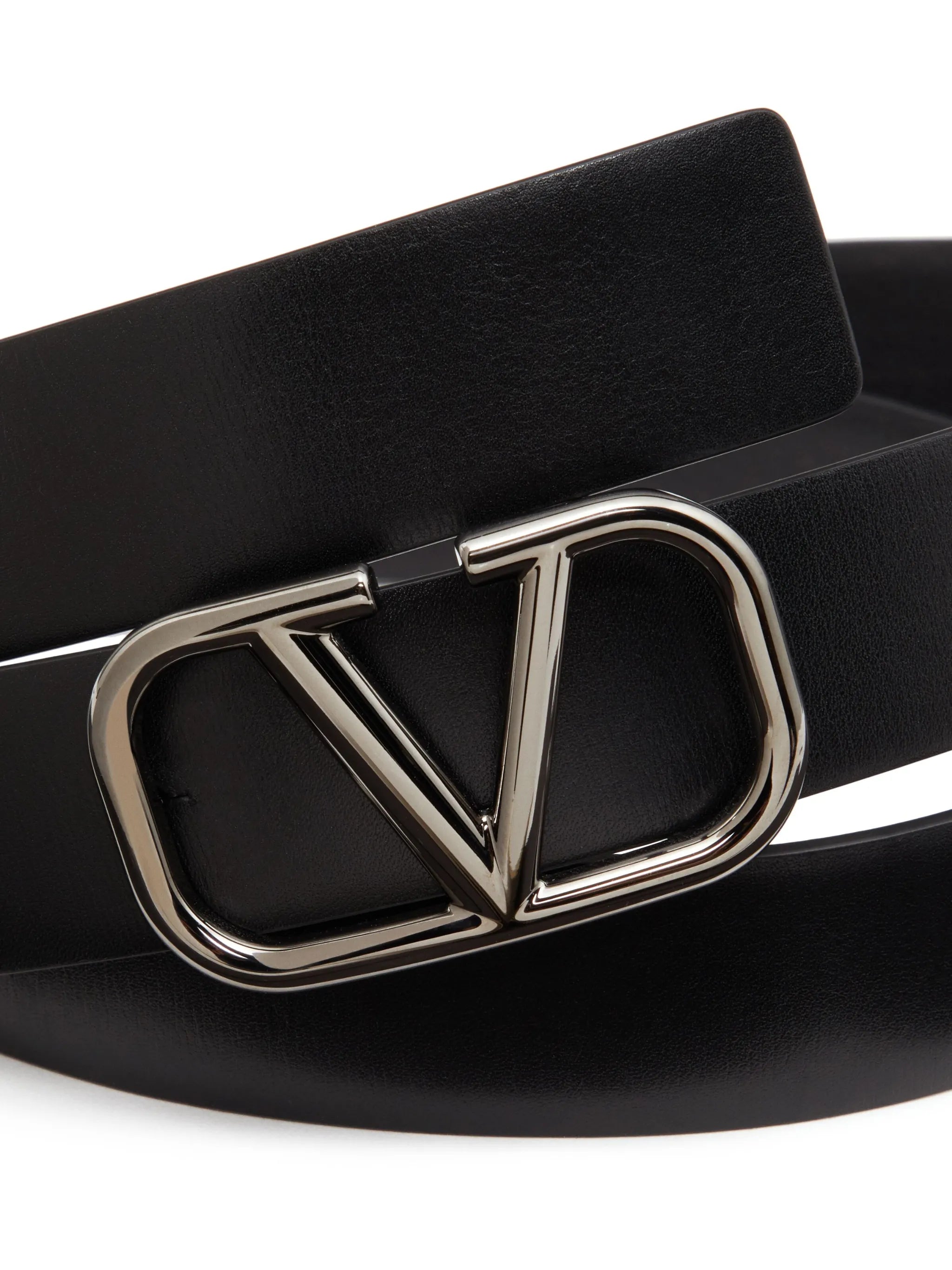 30mm VLogo Signature leather belt
