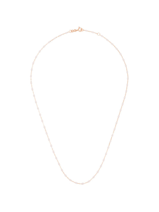 18kt gold beaded chain necklace