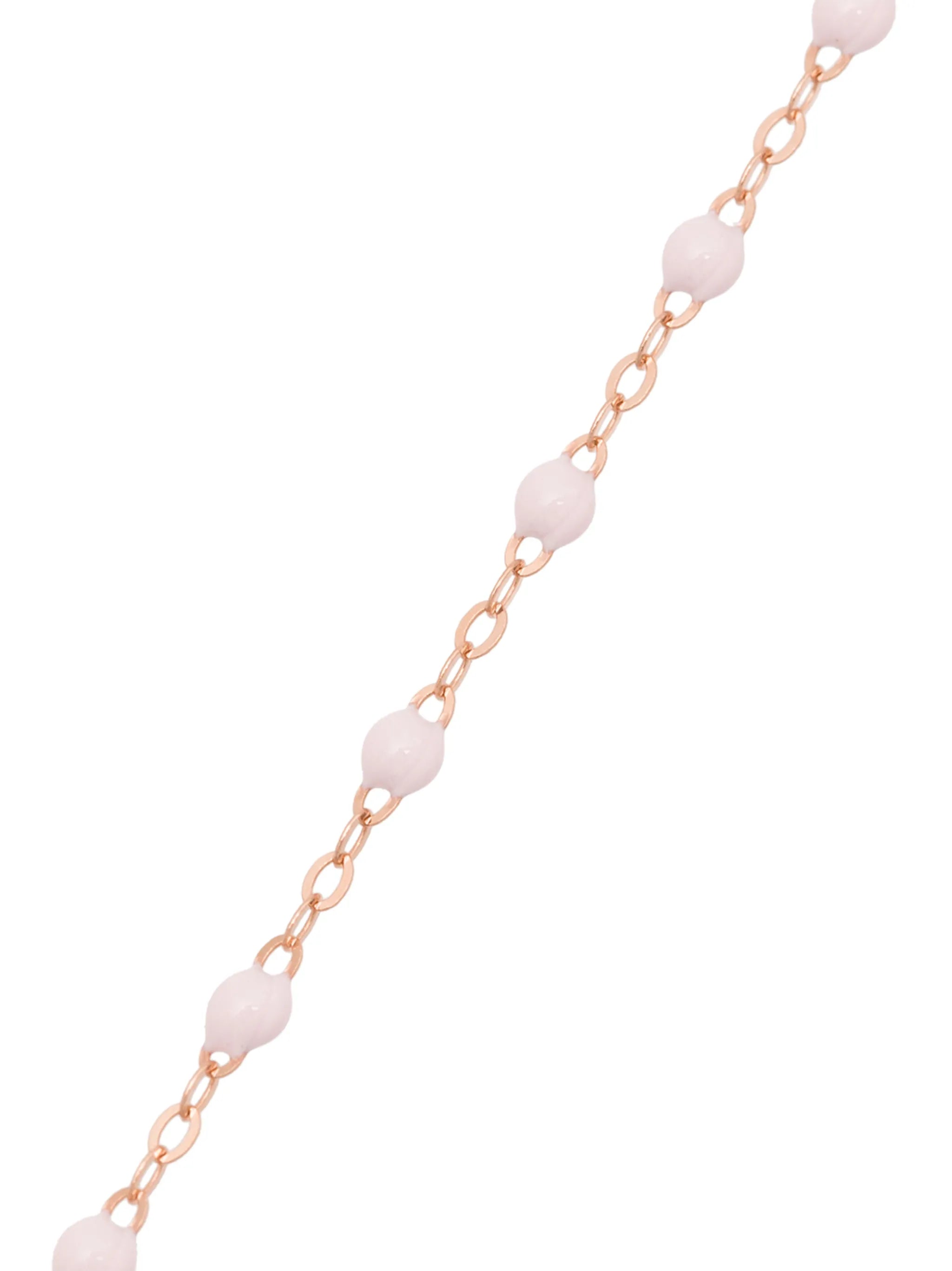 18kt gold beaded chain necklace