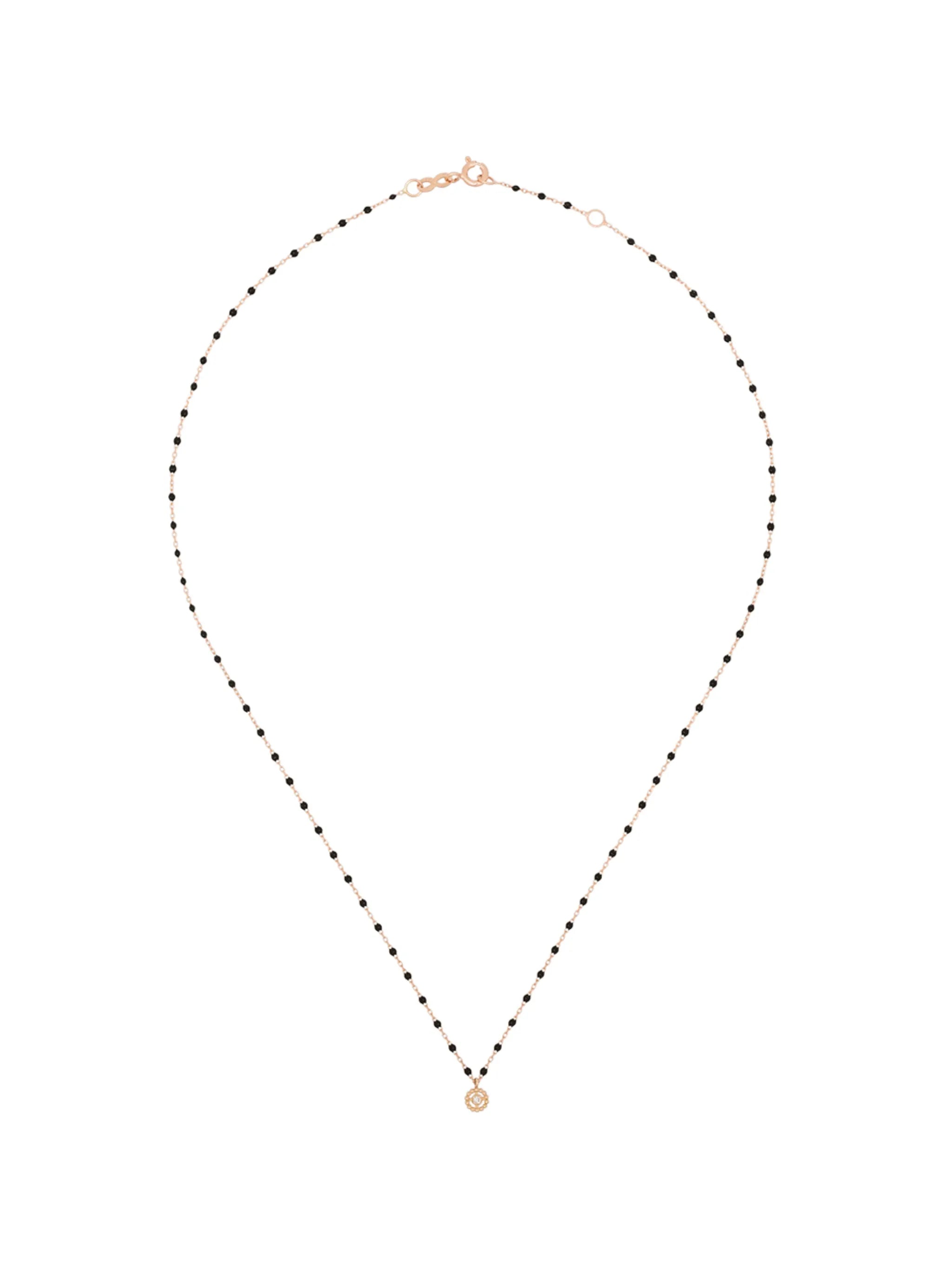Lucky 18kt rose gold necklace