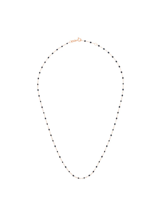 18kt rose gold beaded necklace