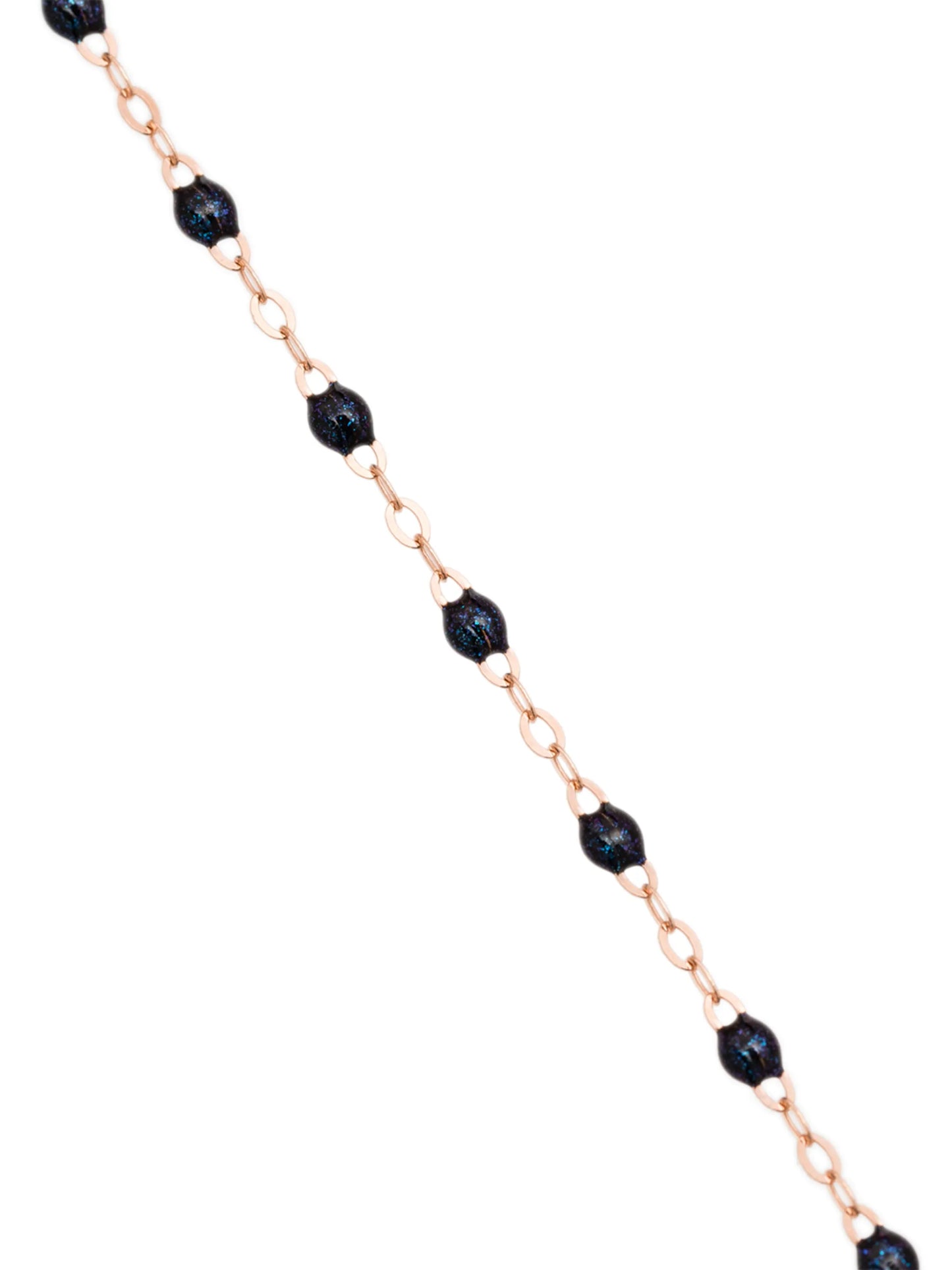 18kt rose gold beaded necklace