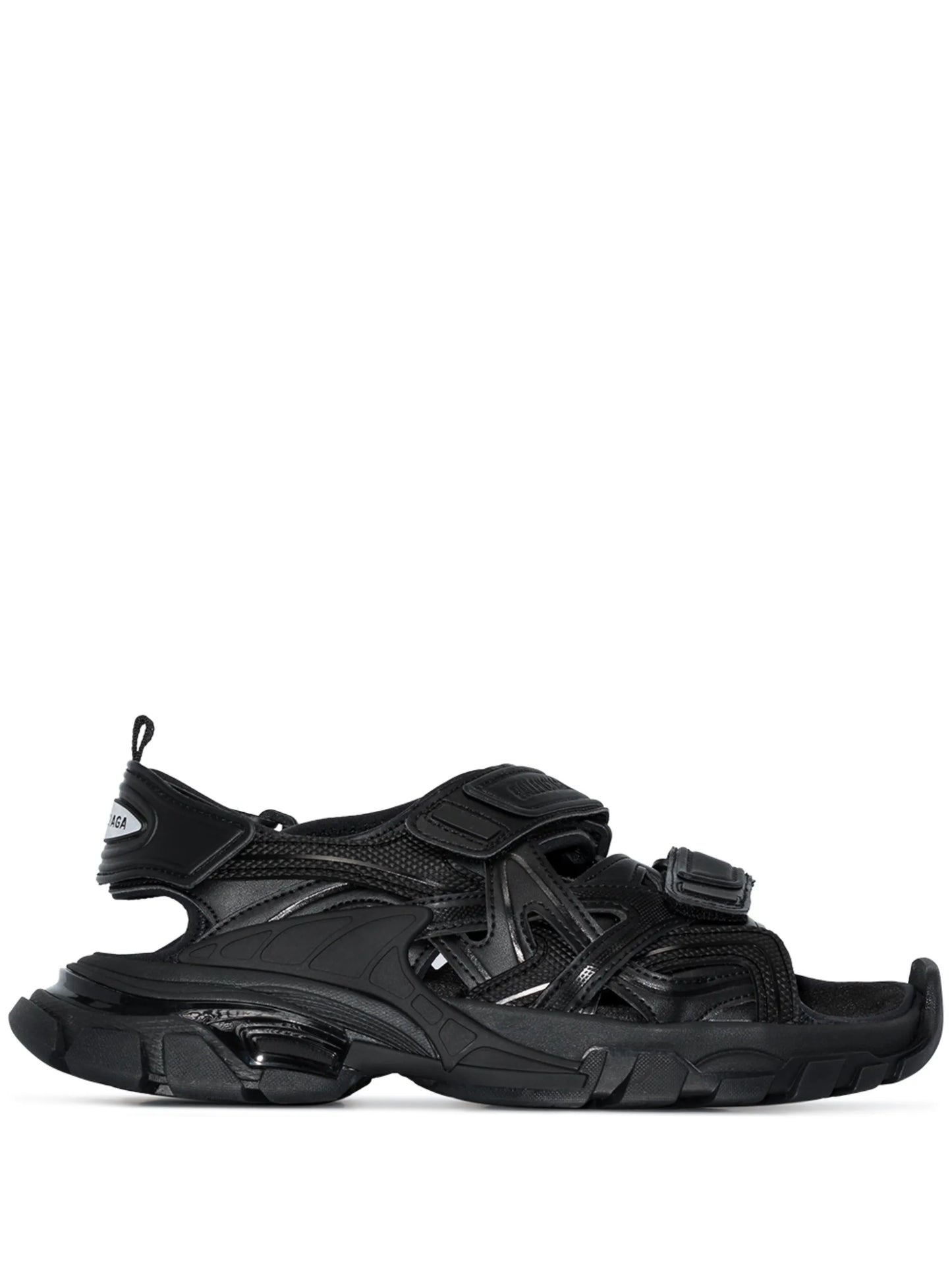 Track flat sandals