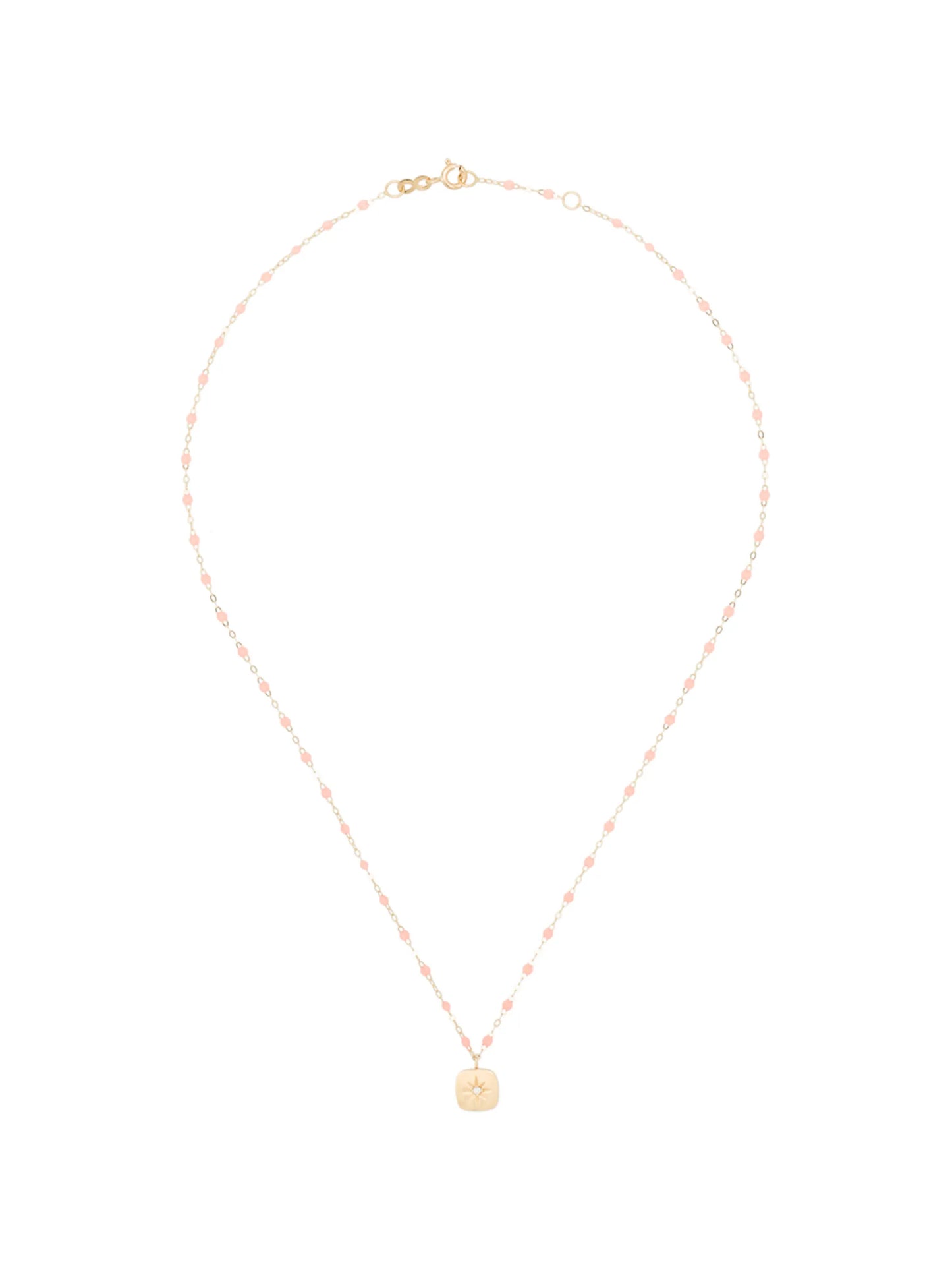 18kt gold Miss Gigi diamond beaded necklace