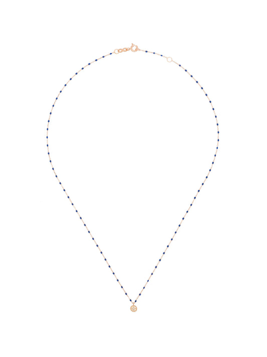 18kt gold diamond pendant necklace