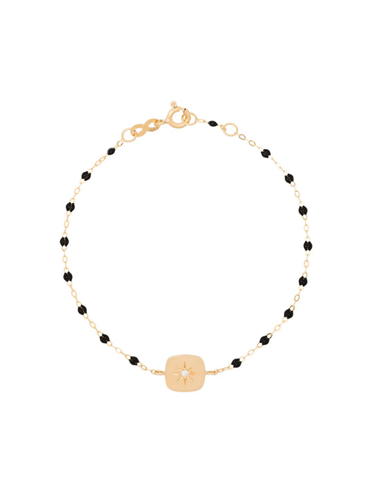 18kt gold Miss Gigi diamond beaded bracelet