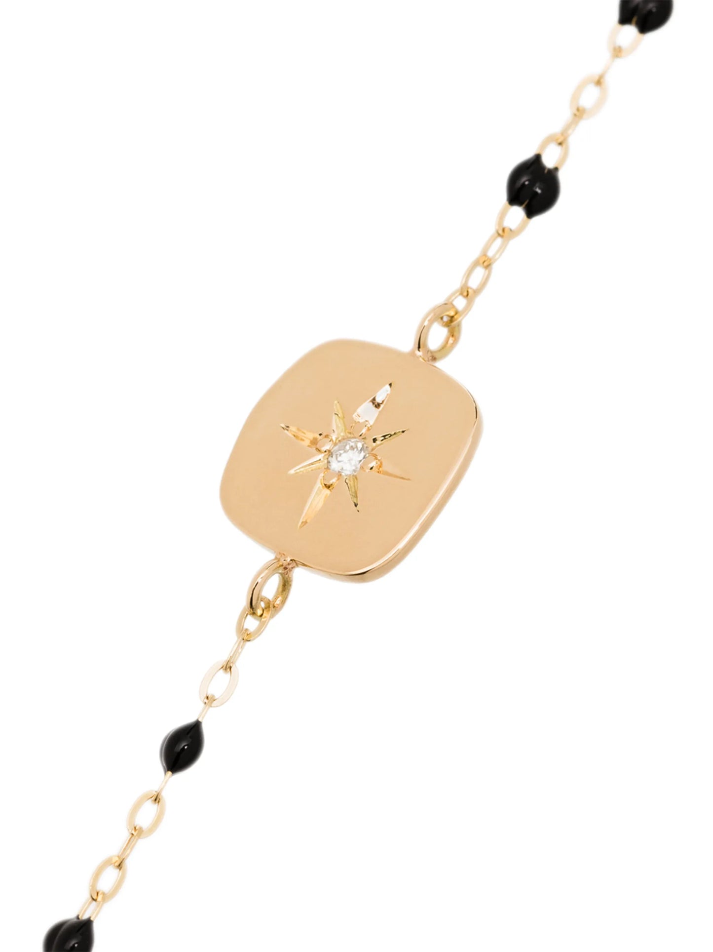 18kt gold Miss Gigi diamond beaded bracelet