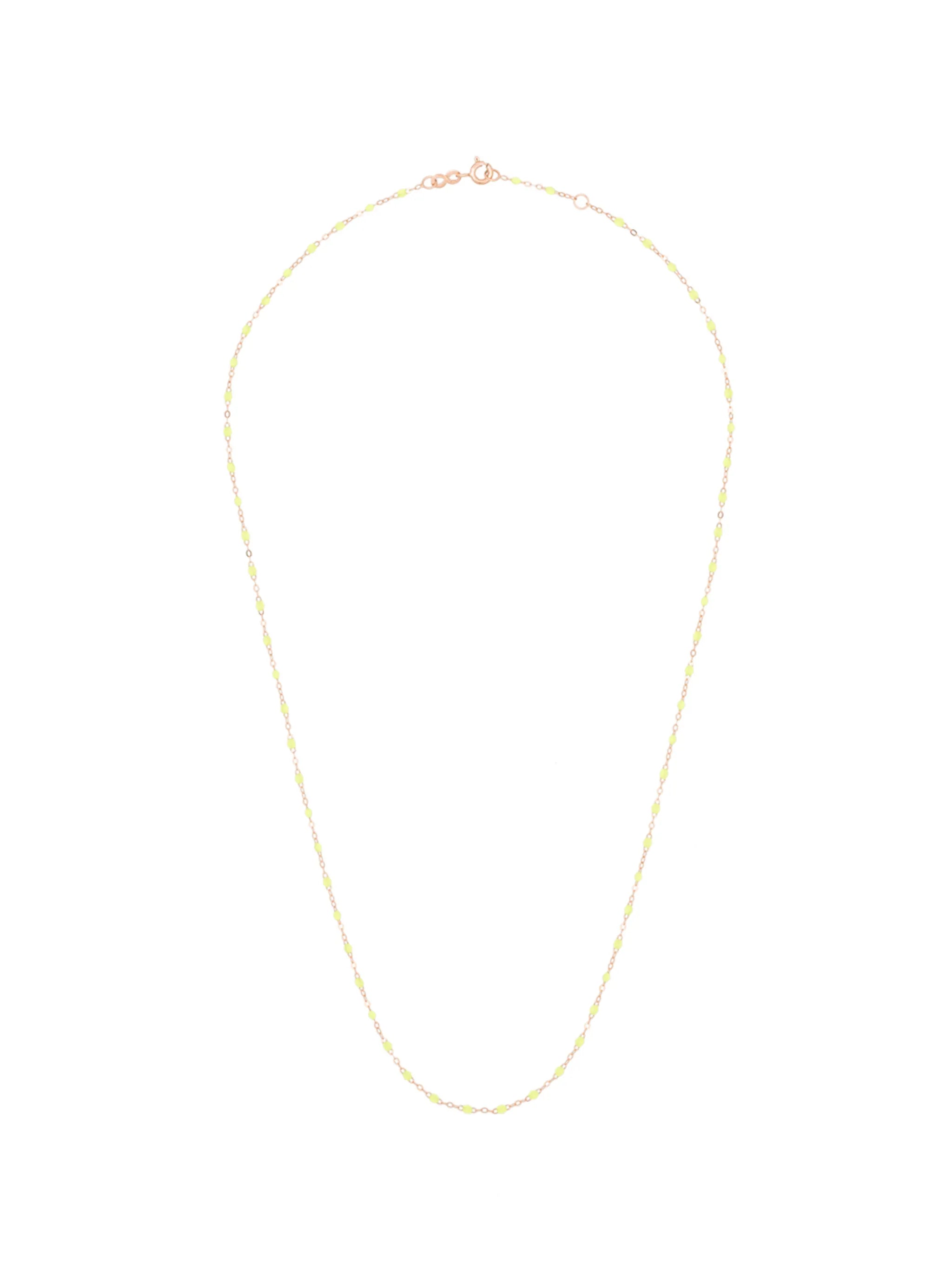 18kt rose gold necklace