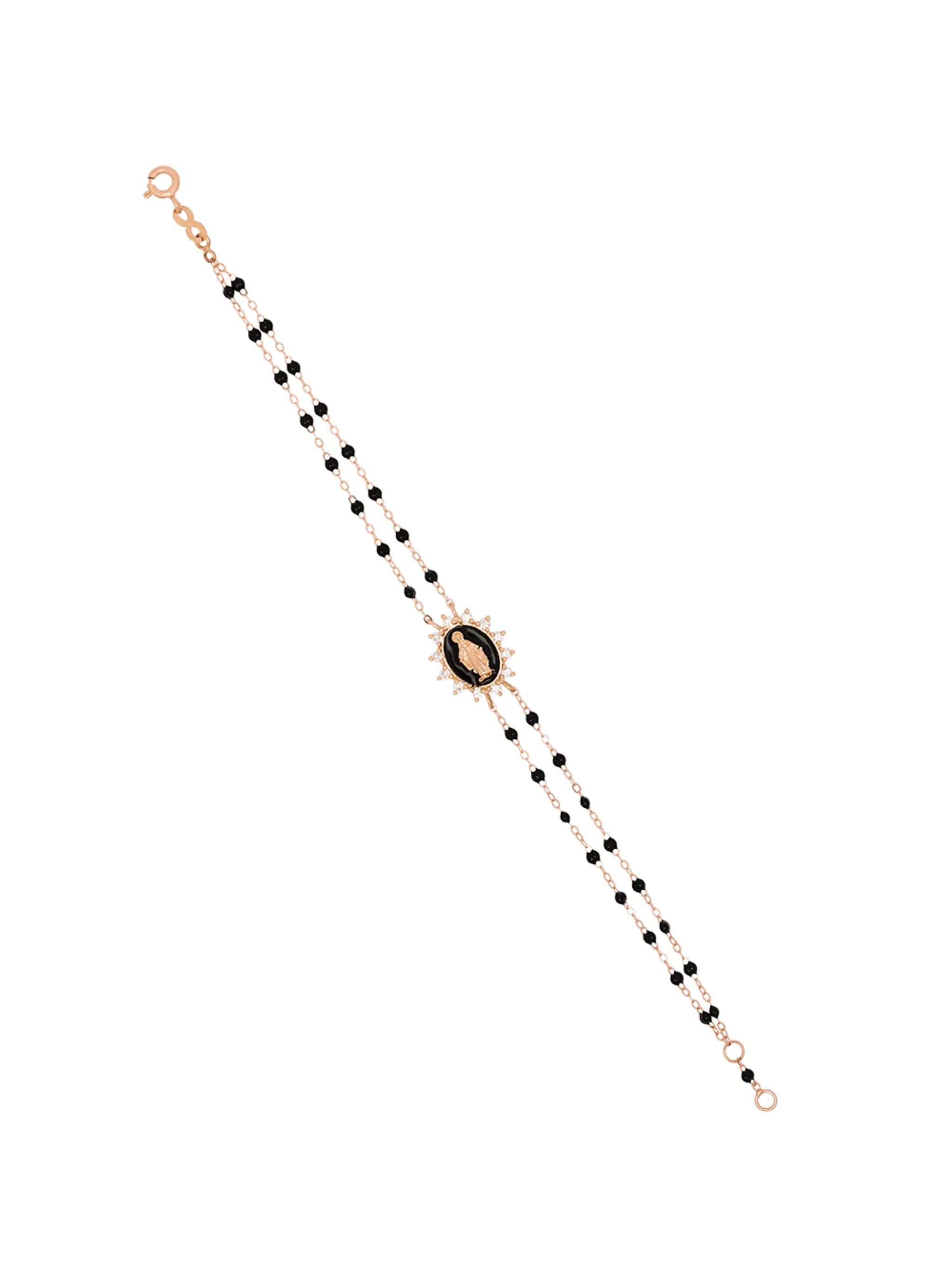 18kt gold Madonna bracelet