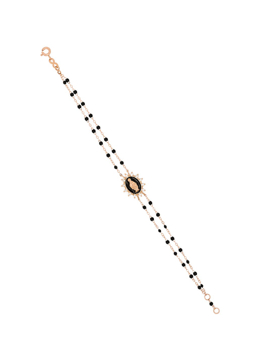18kt gold Madonna bracelet