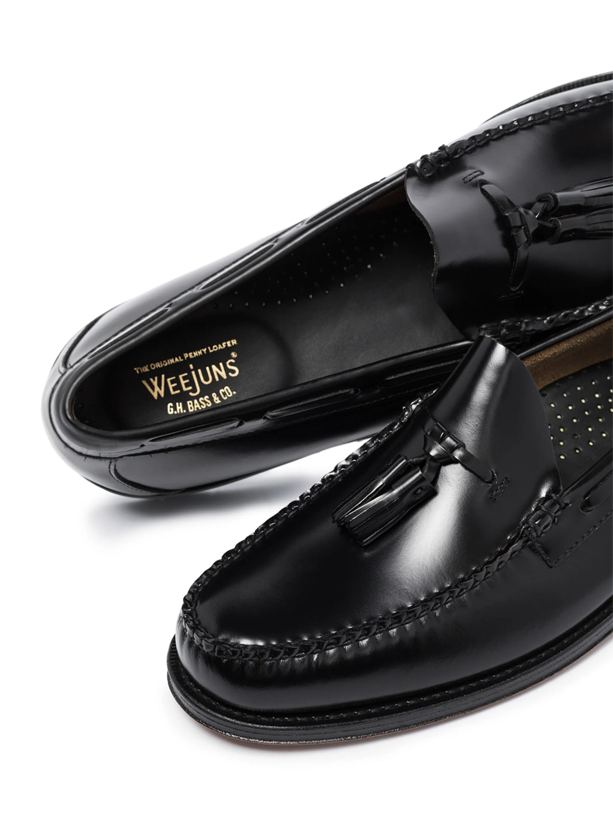 Weejuns Larkin Tassel loafers in black leather