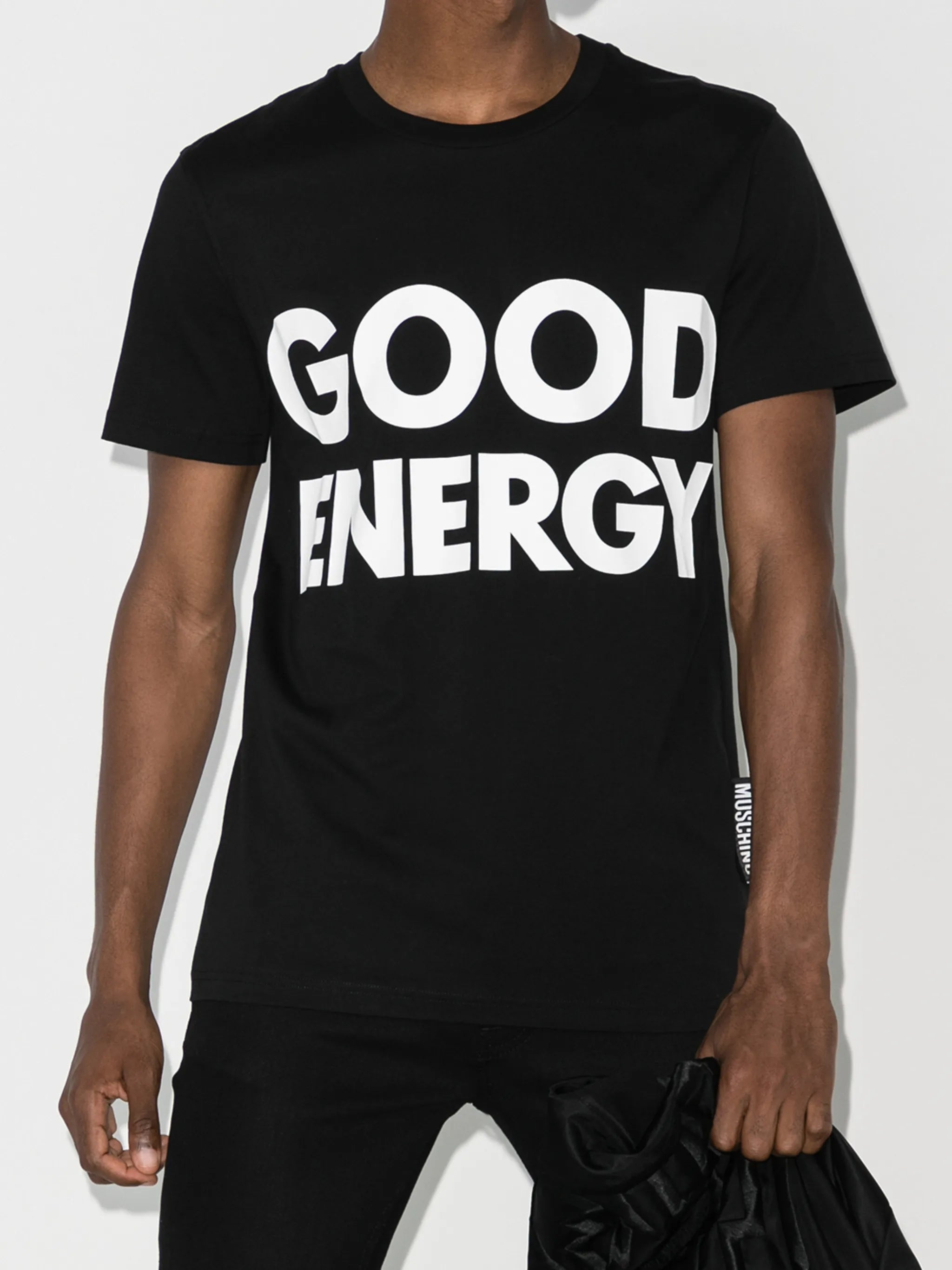 Good Energy slogan-print T-shirt