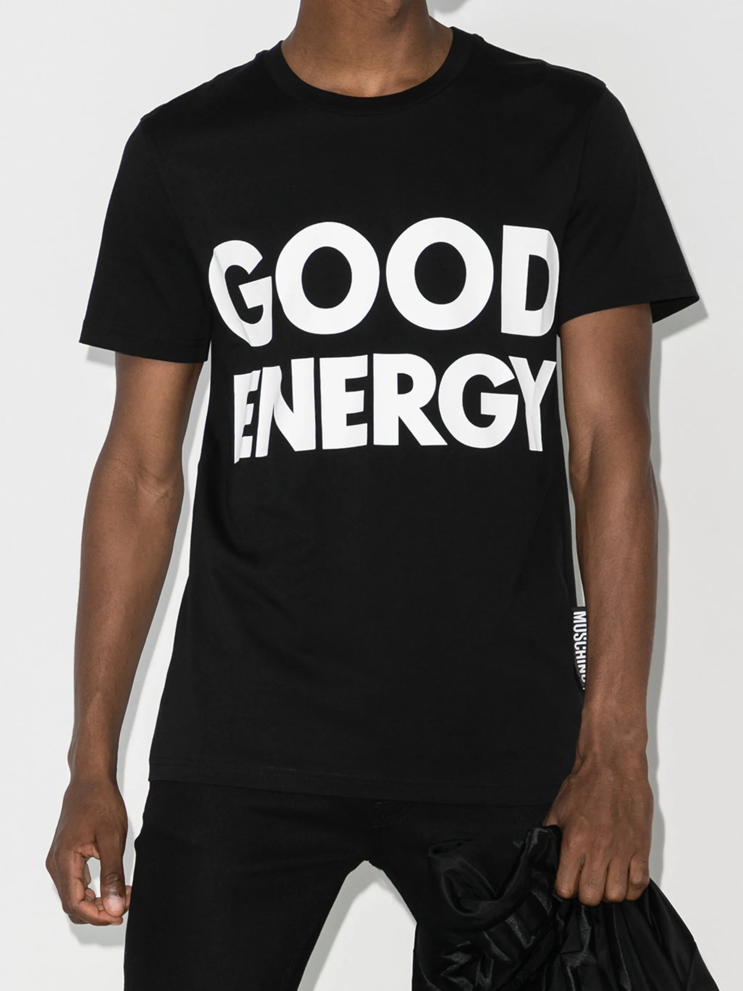 Good Energy slogan-print T-shirt
