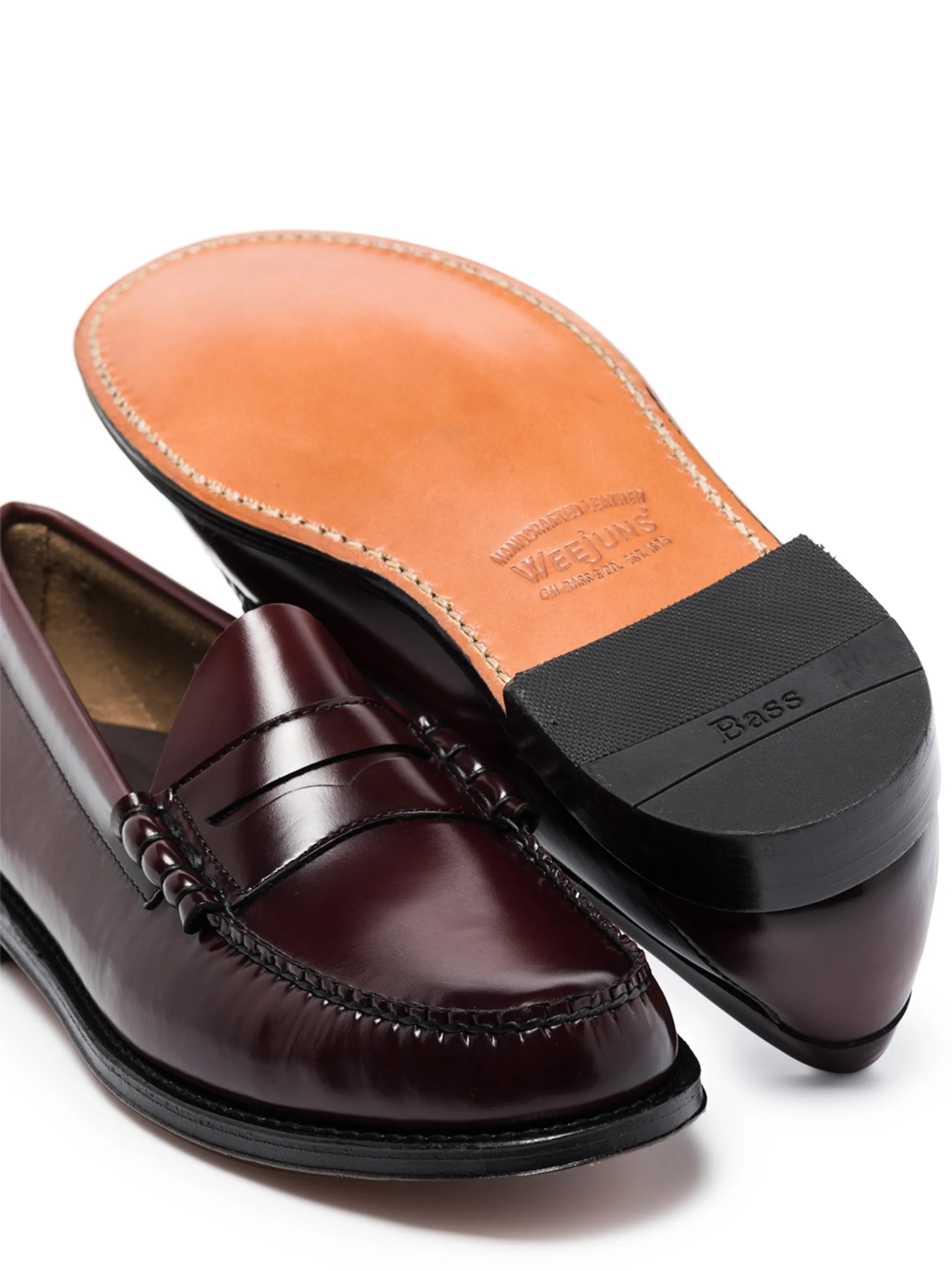 Weejuns Larson Penny loafers in wine leather
