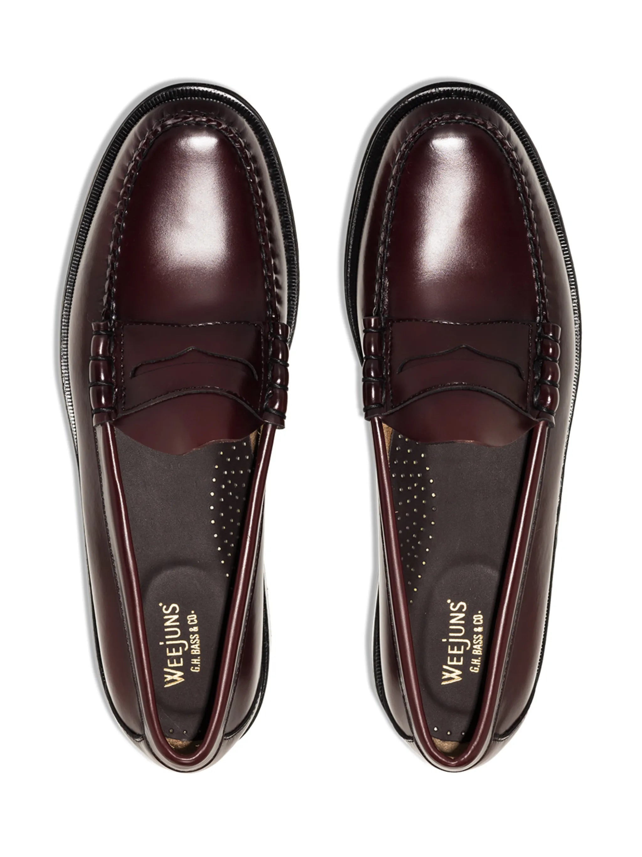 Weejuns Larson Penny loafers in wine leather