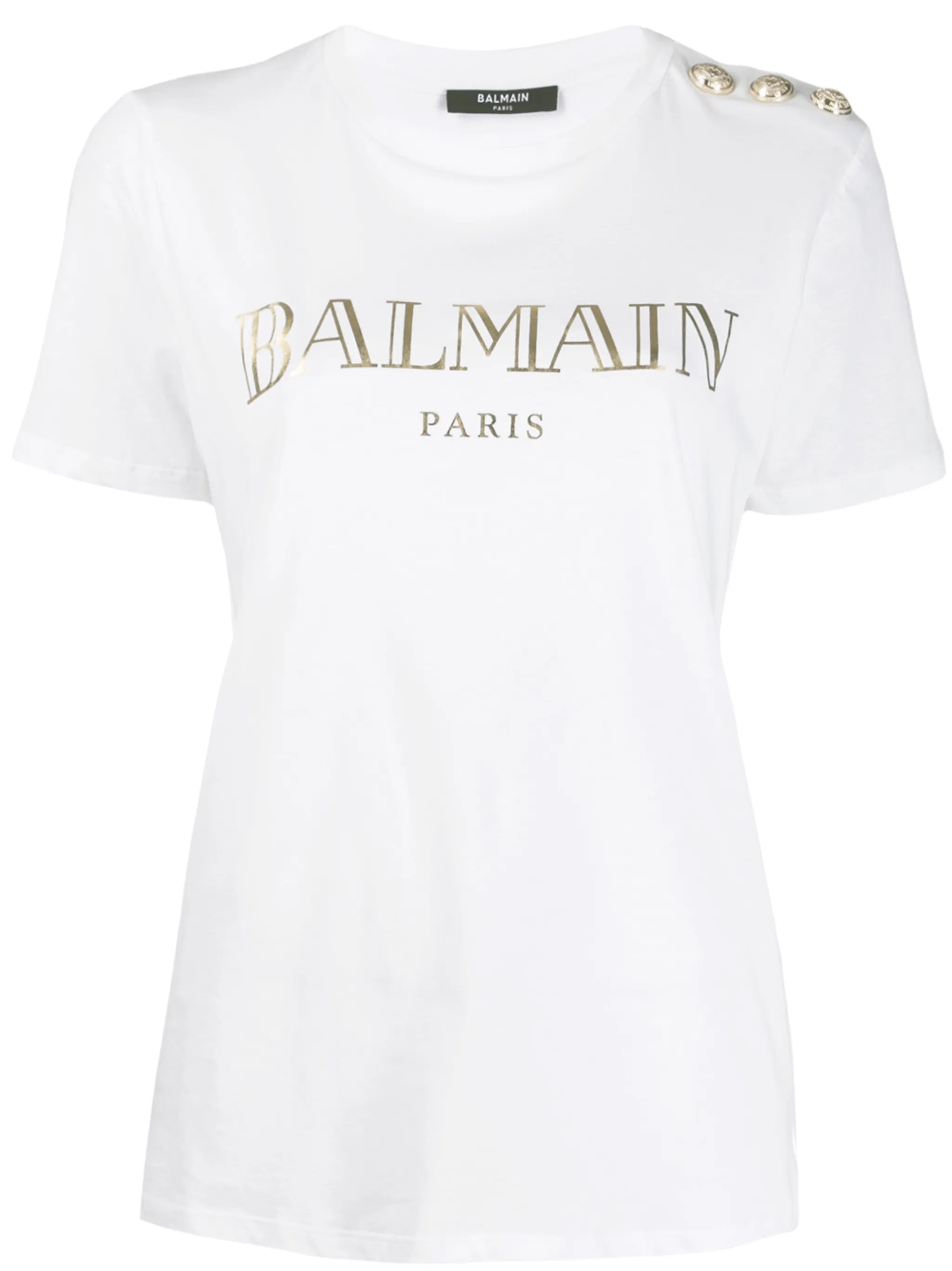 metallic logo T-shirt