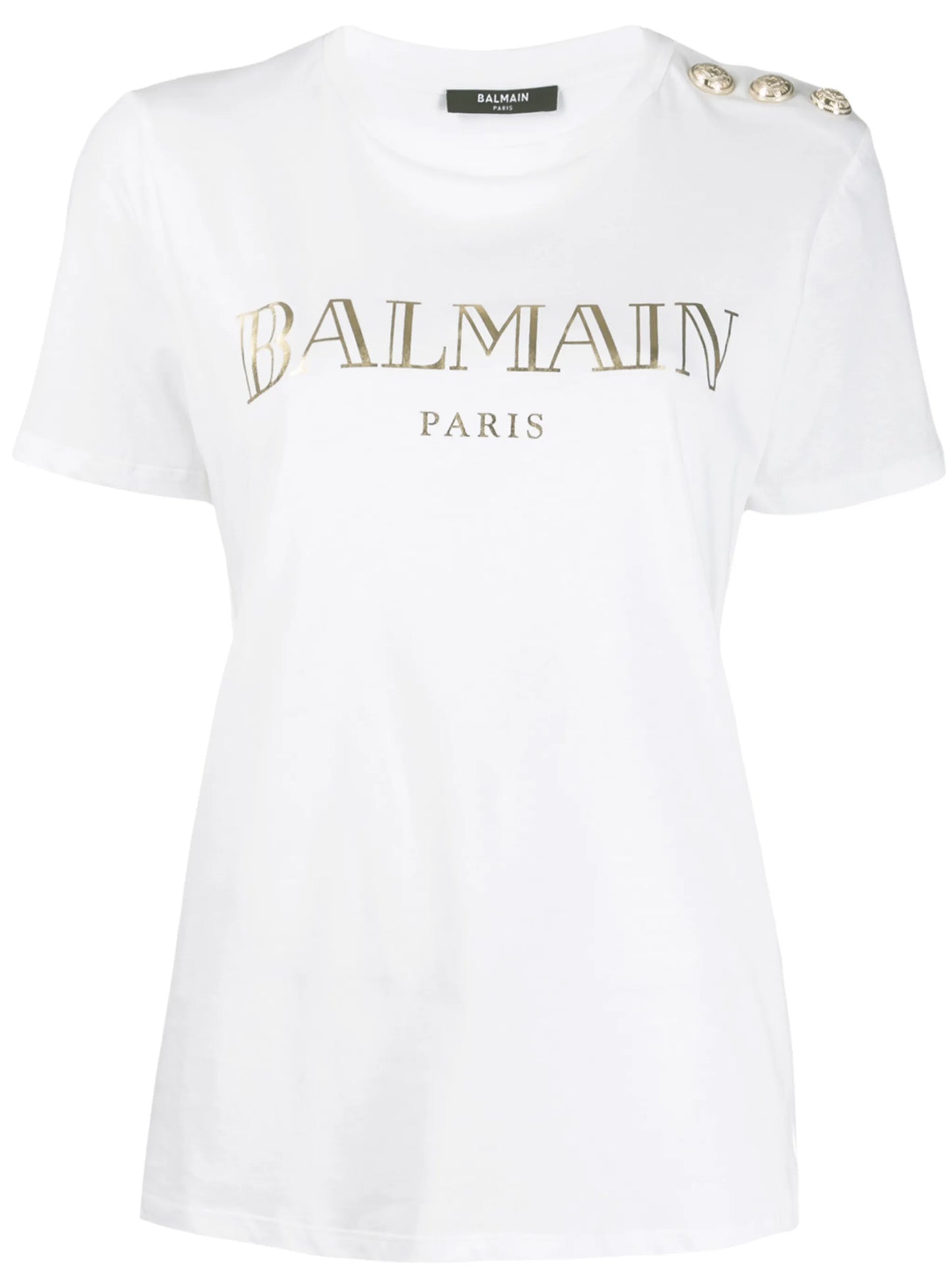 metallic logo T-shirt