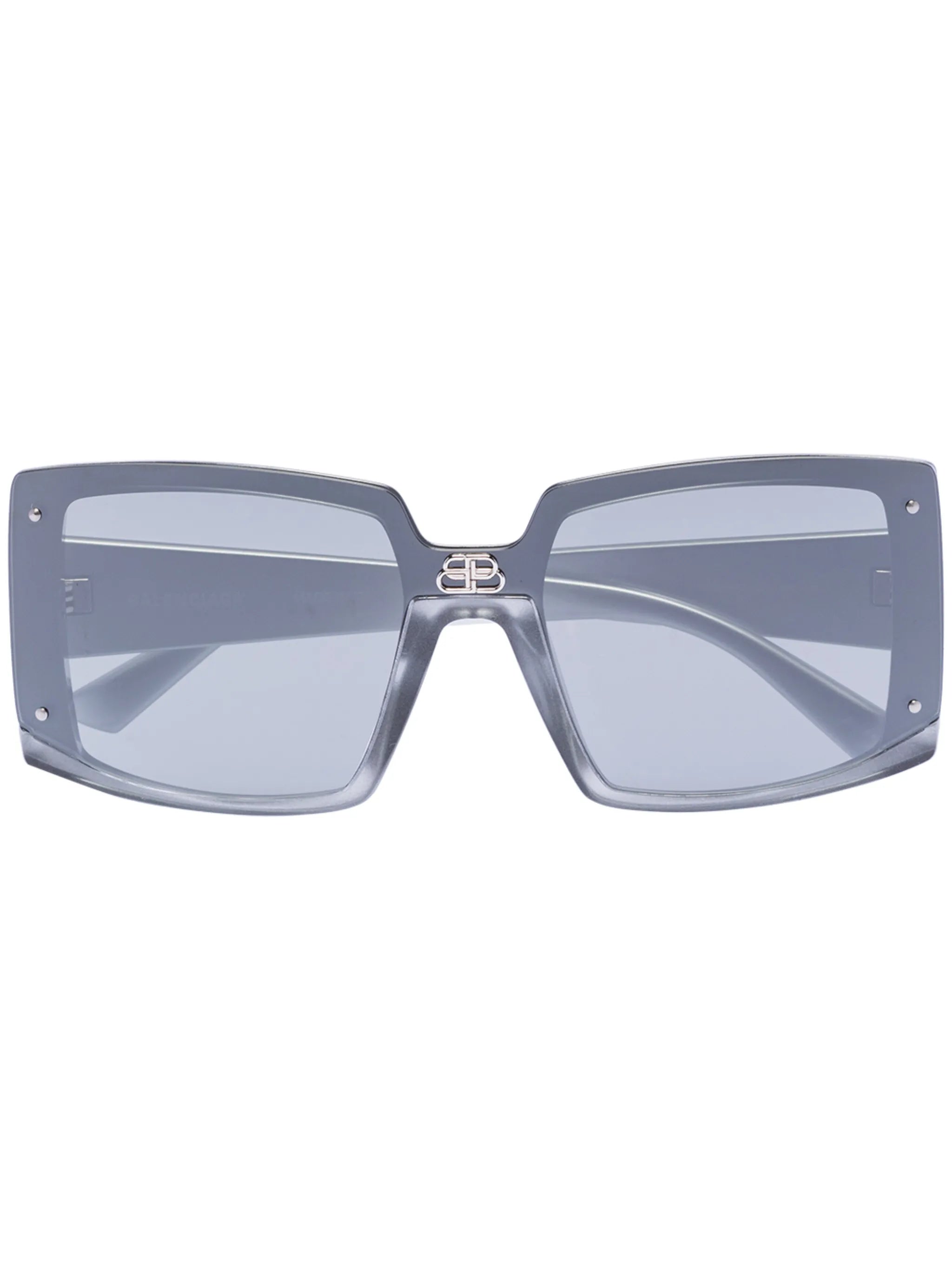 square-frame tinted sunglasses