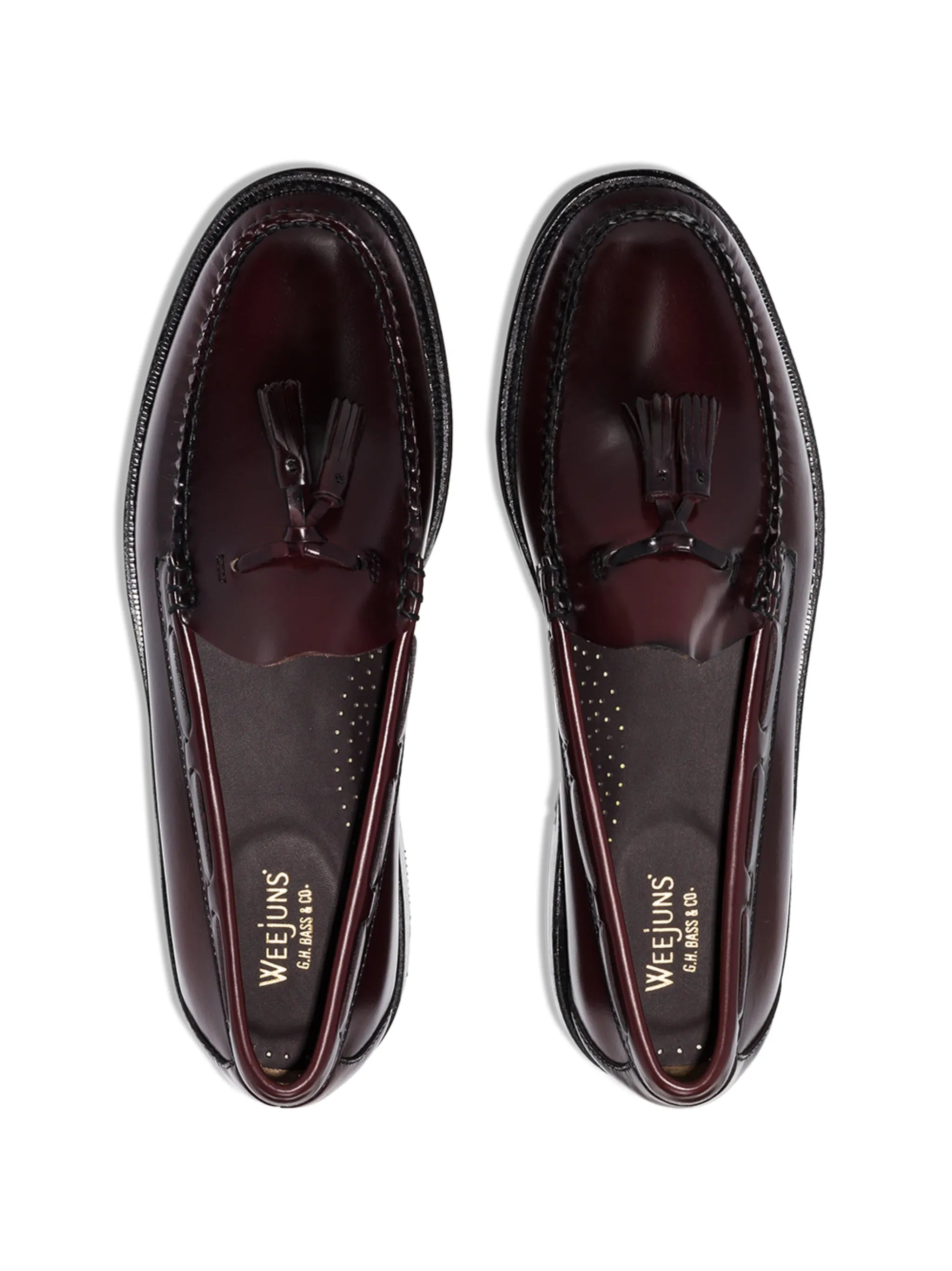 Weejun Larkin tassel-trimmed leather loafers