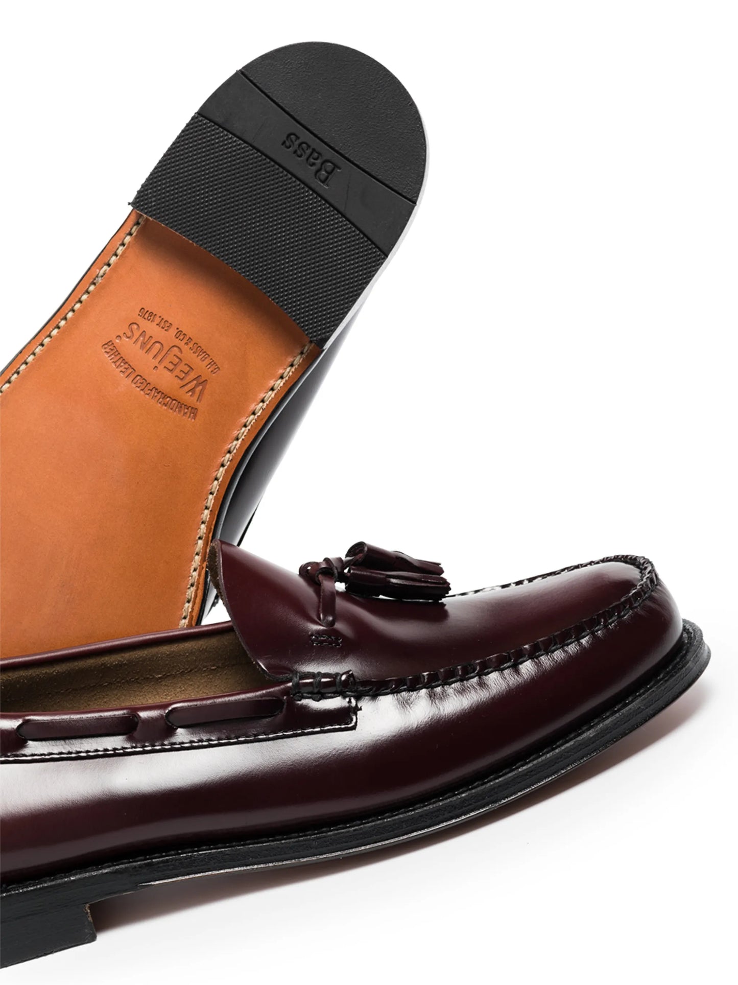 Weejun Larkin tassel-trimmed leather loafers