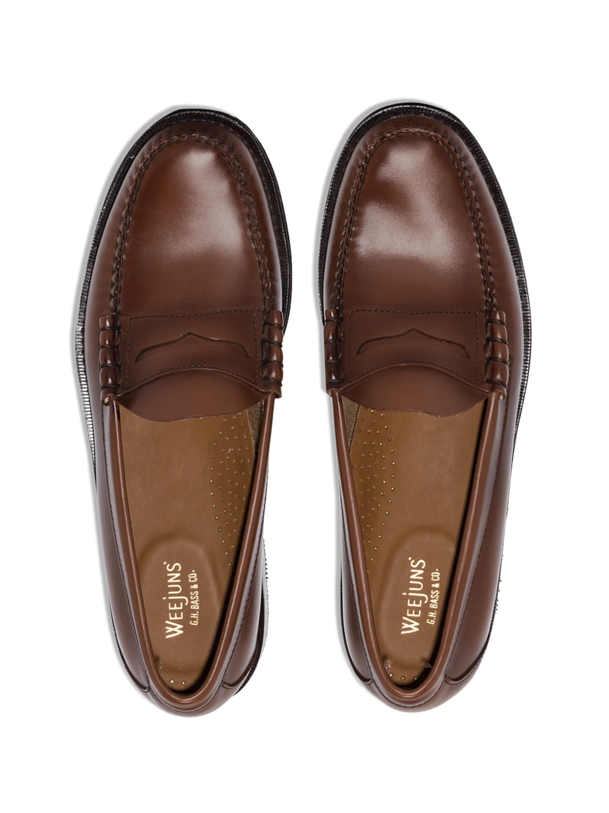 Weejuns Larson Penny loafers in brown leather
