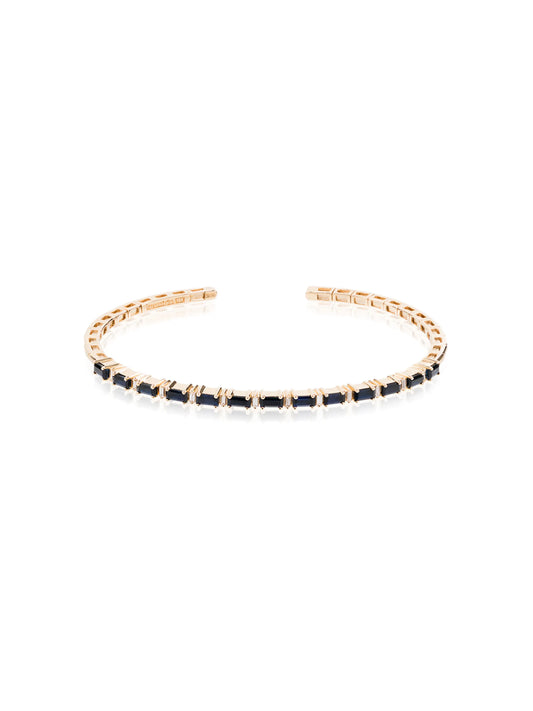 18kt gold Fireworks sapphire diamond bracelet