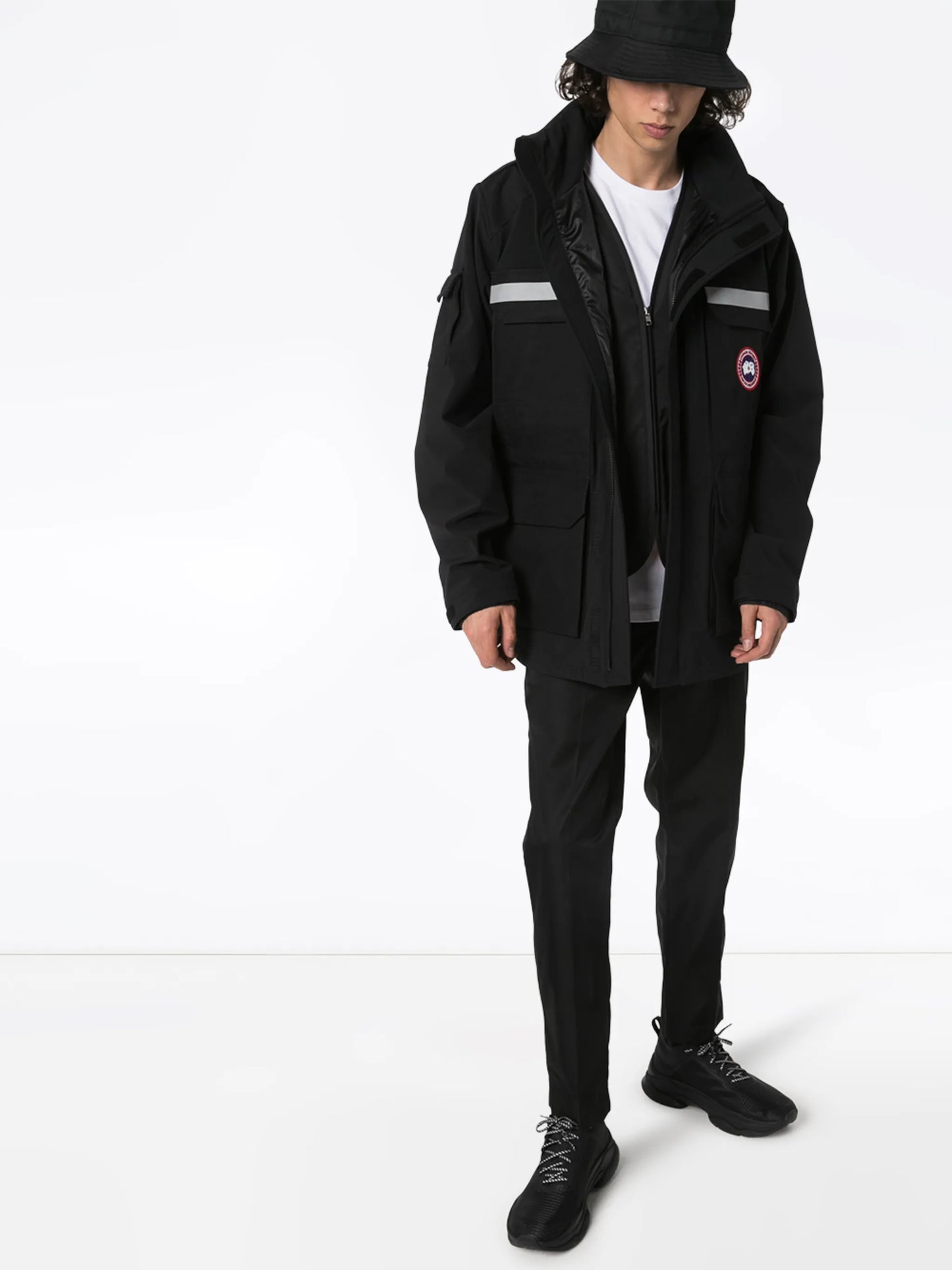 Photojournalist hooded jacket