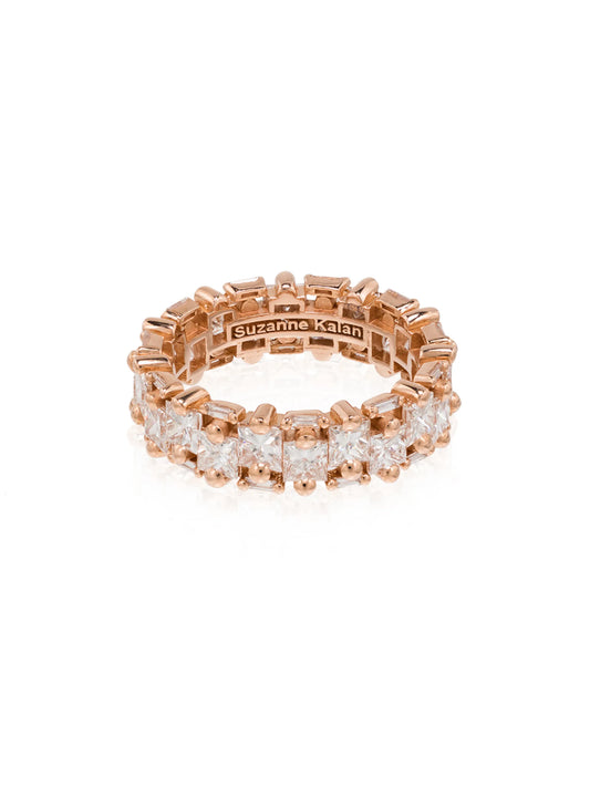 18kt rose gold diamond eternity ring