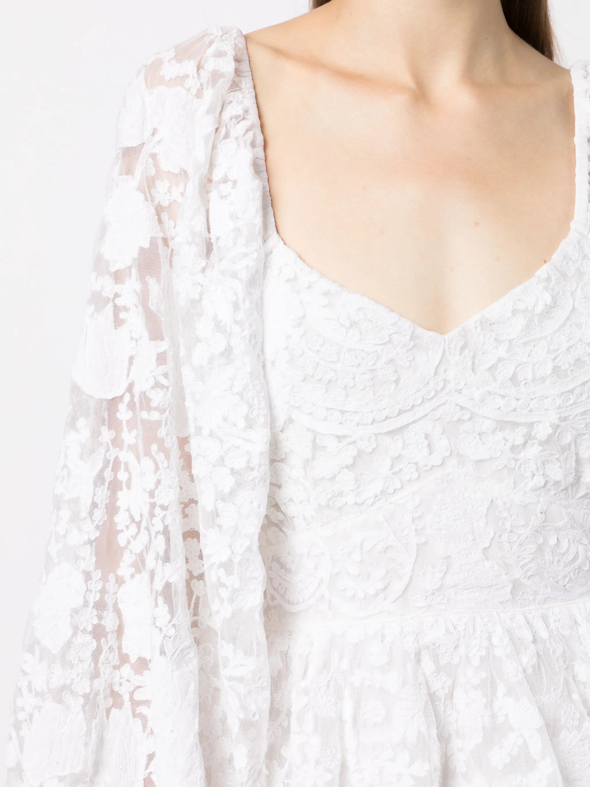 Astor lace mini dress