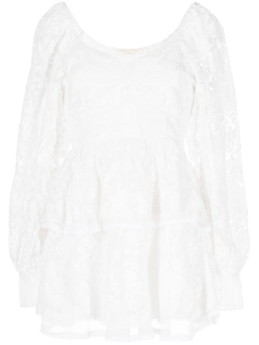 Astor lace mini dress