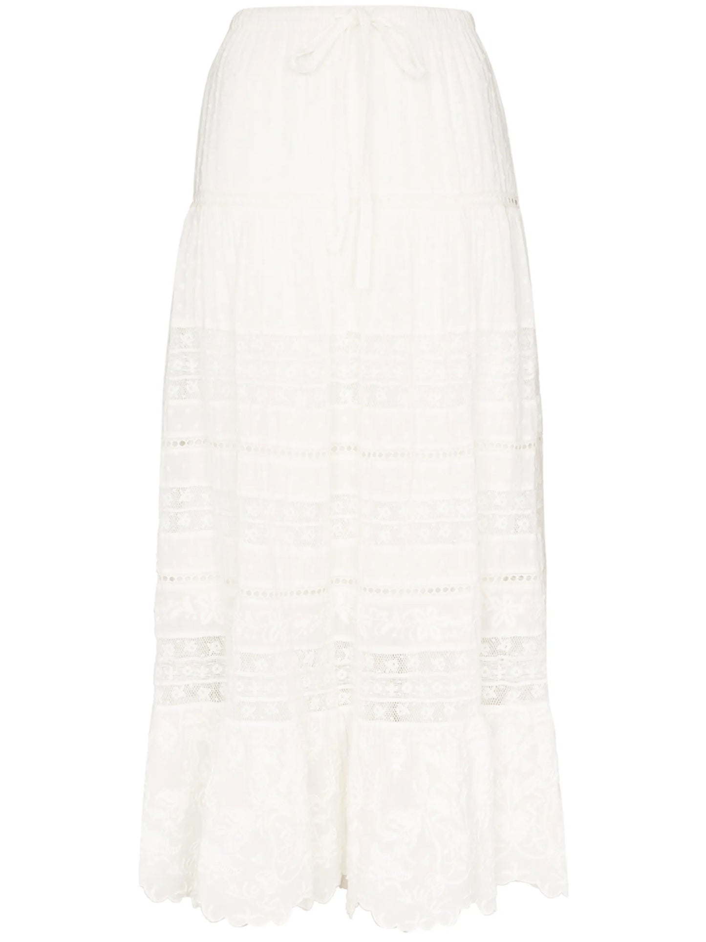 Donna lace drawstring skirt