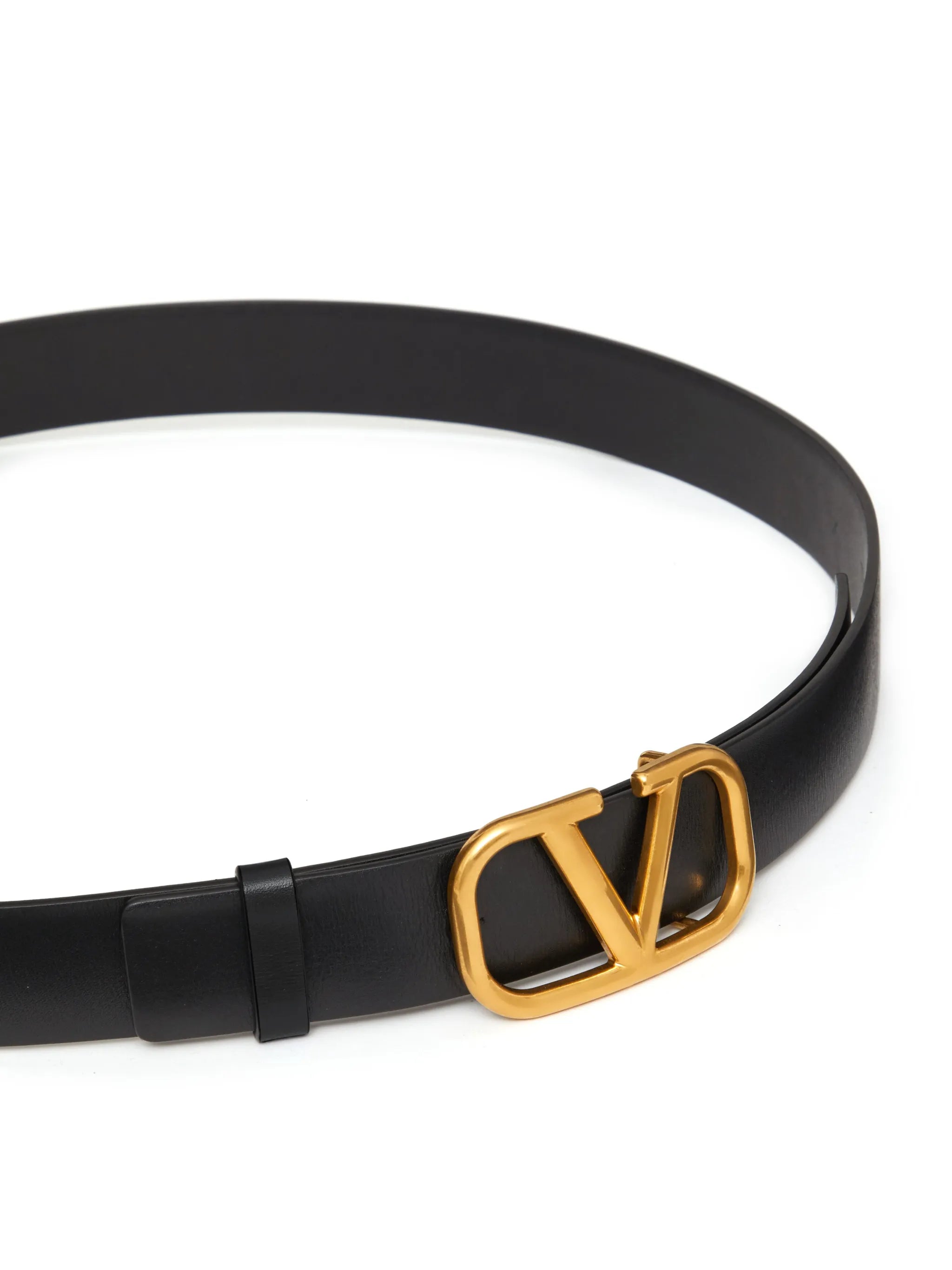 VLogo Signature leather belt