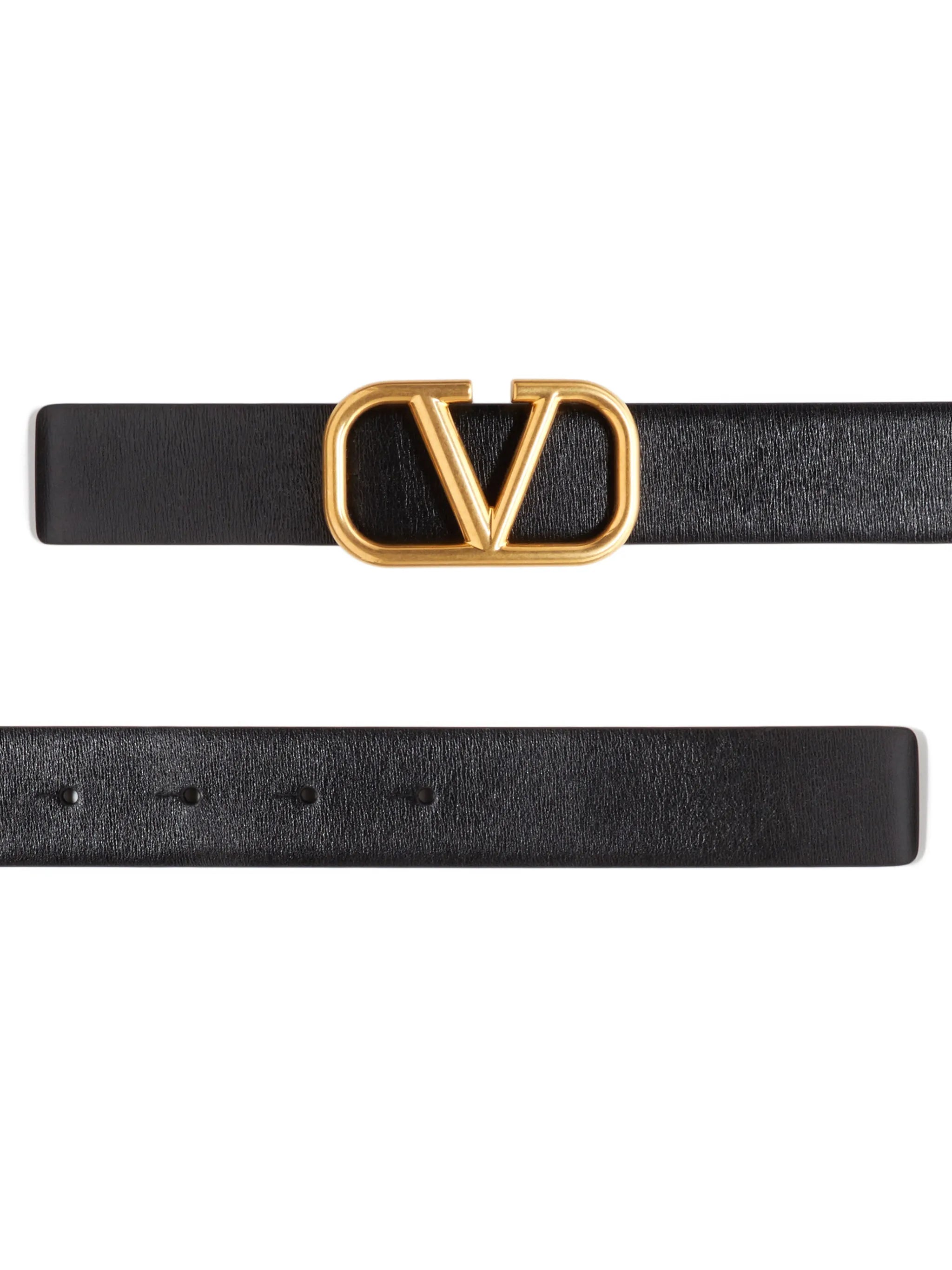 VLogo Signature leather belt
