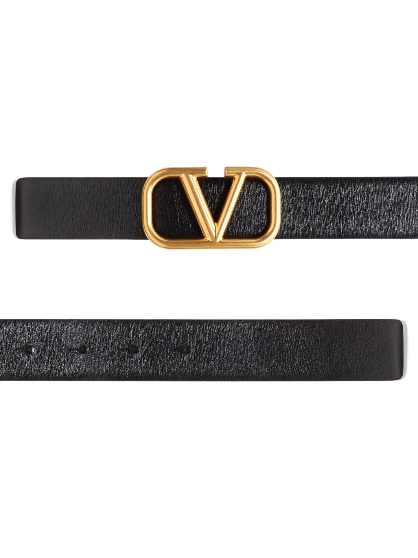 VLogo Signature leather belt