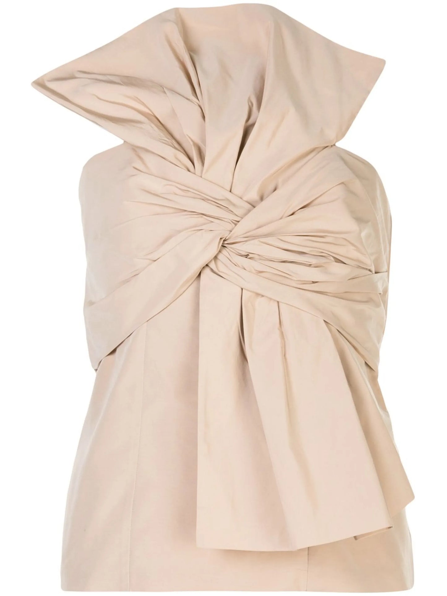 bow-front bustier top