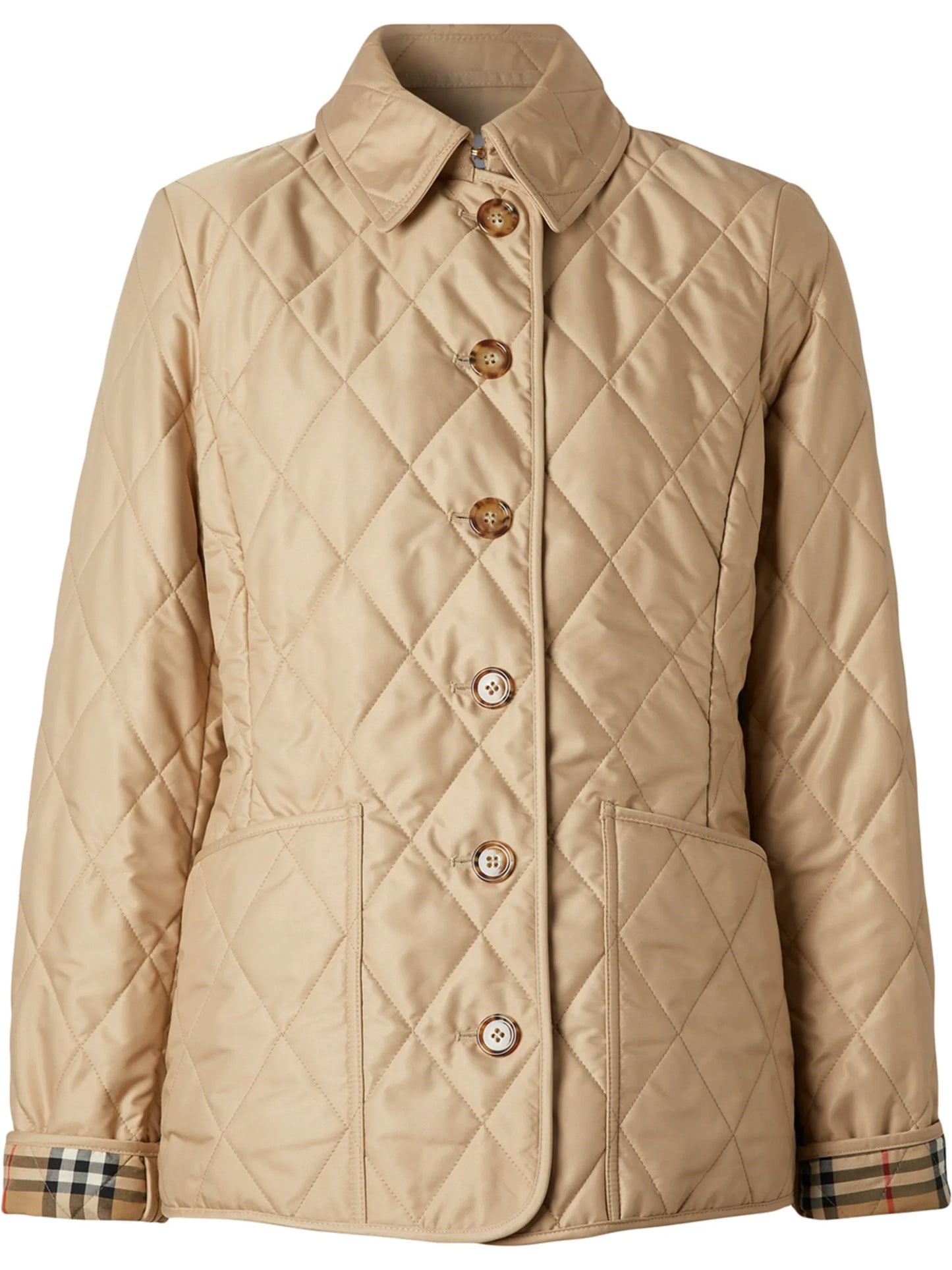 diamond quilted thermoregulated jacket