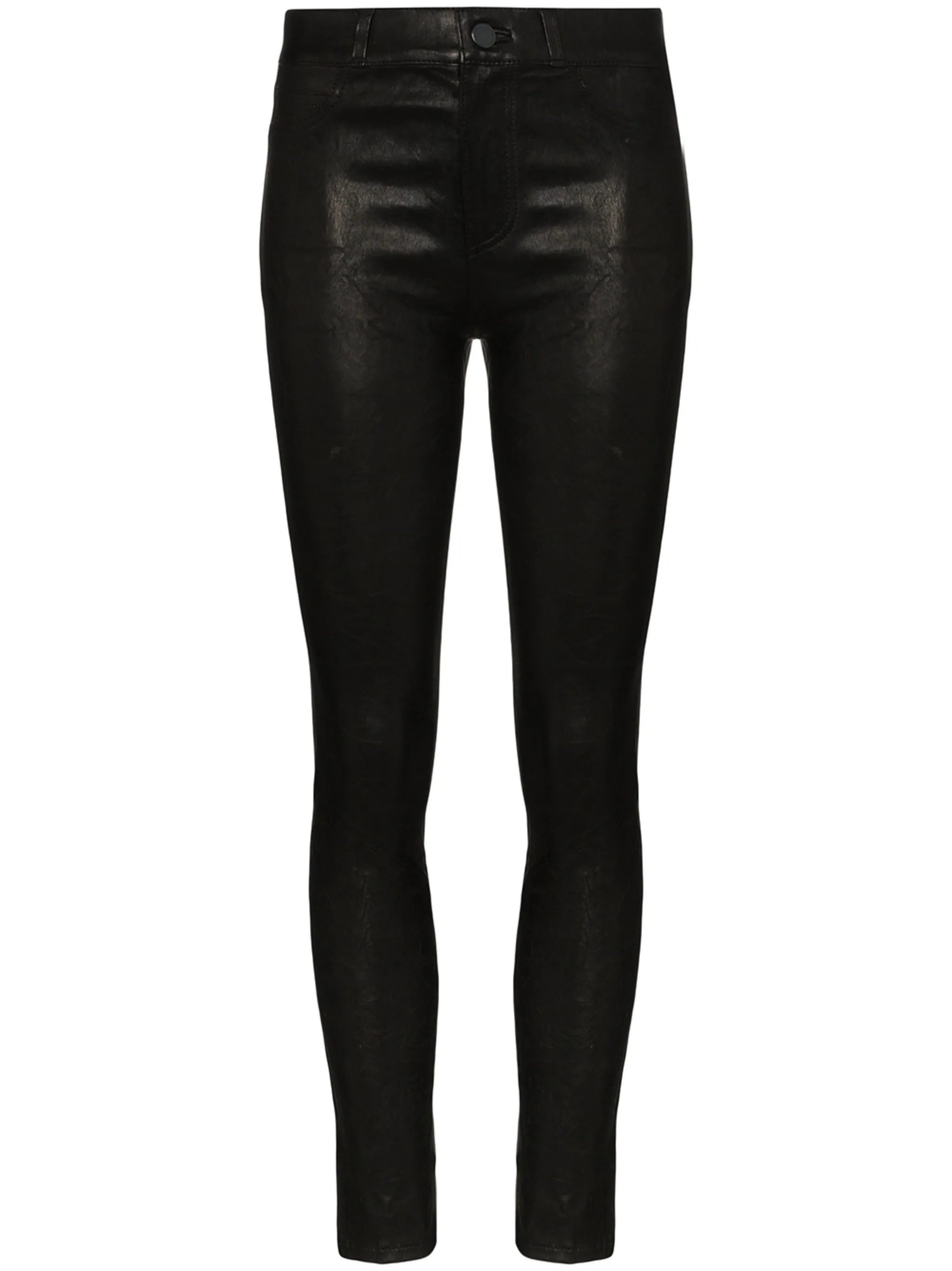 Hoxton leather skinny trousers