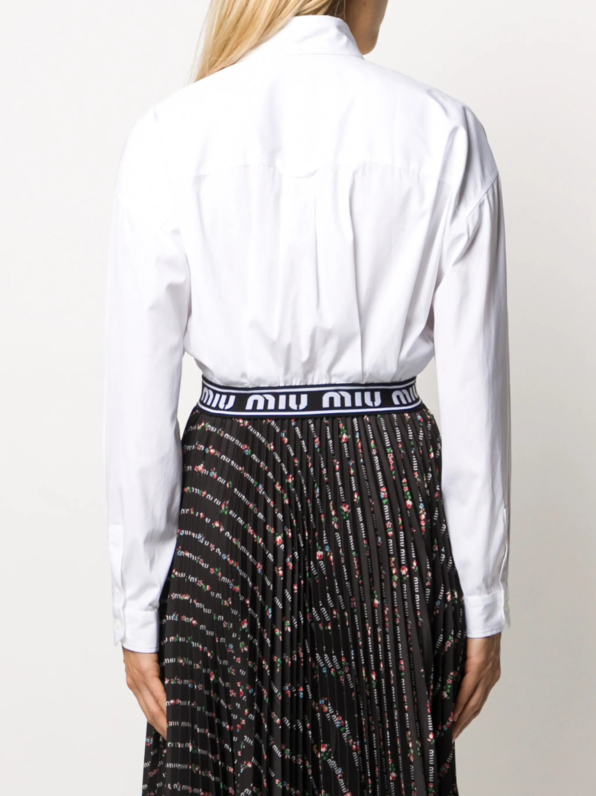 branded hem shirt